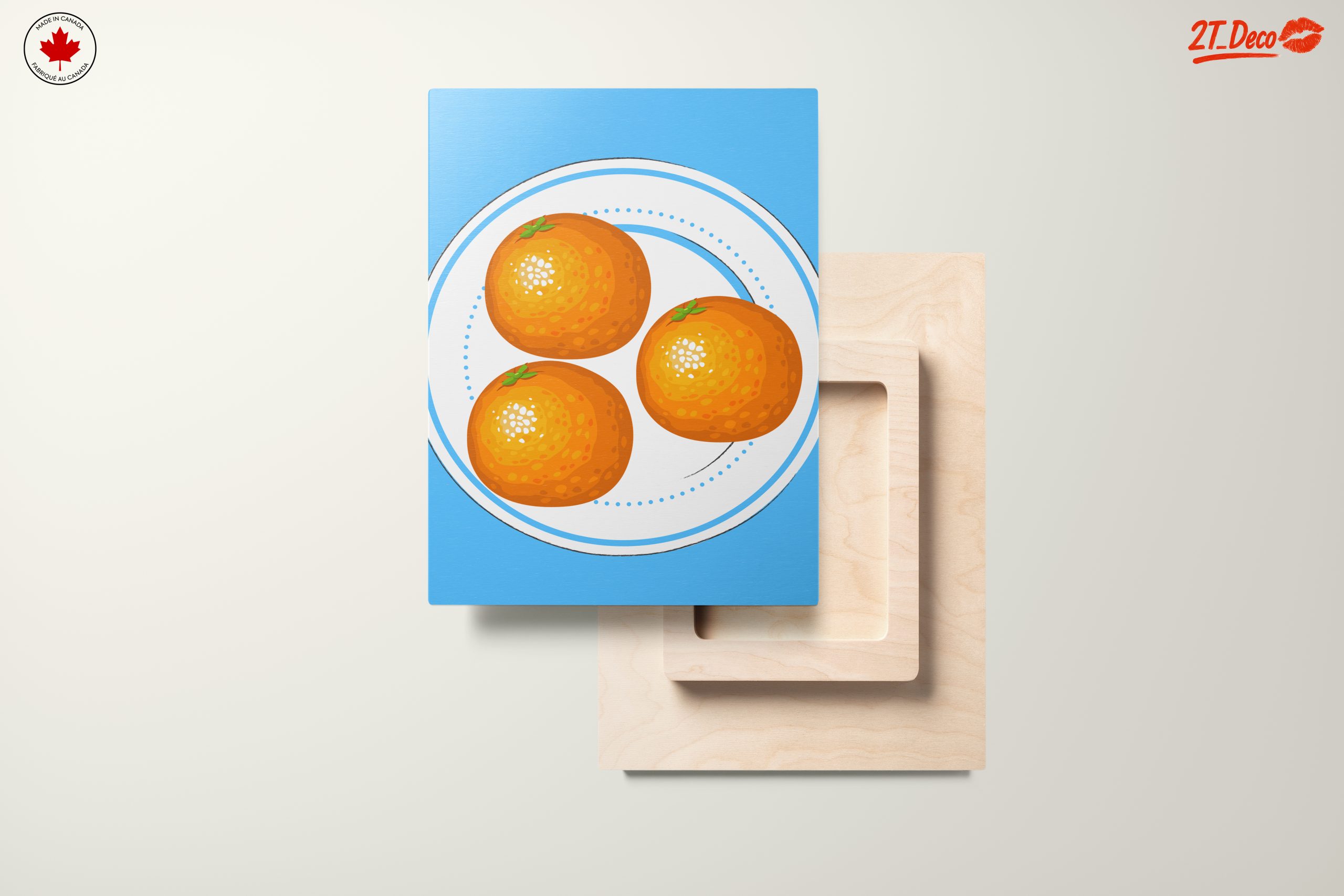 Vibrant Abstract Art of Oranges - Image 11