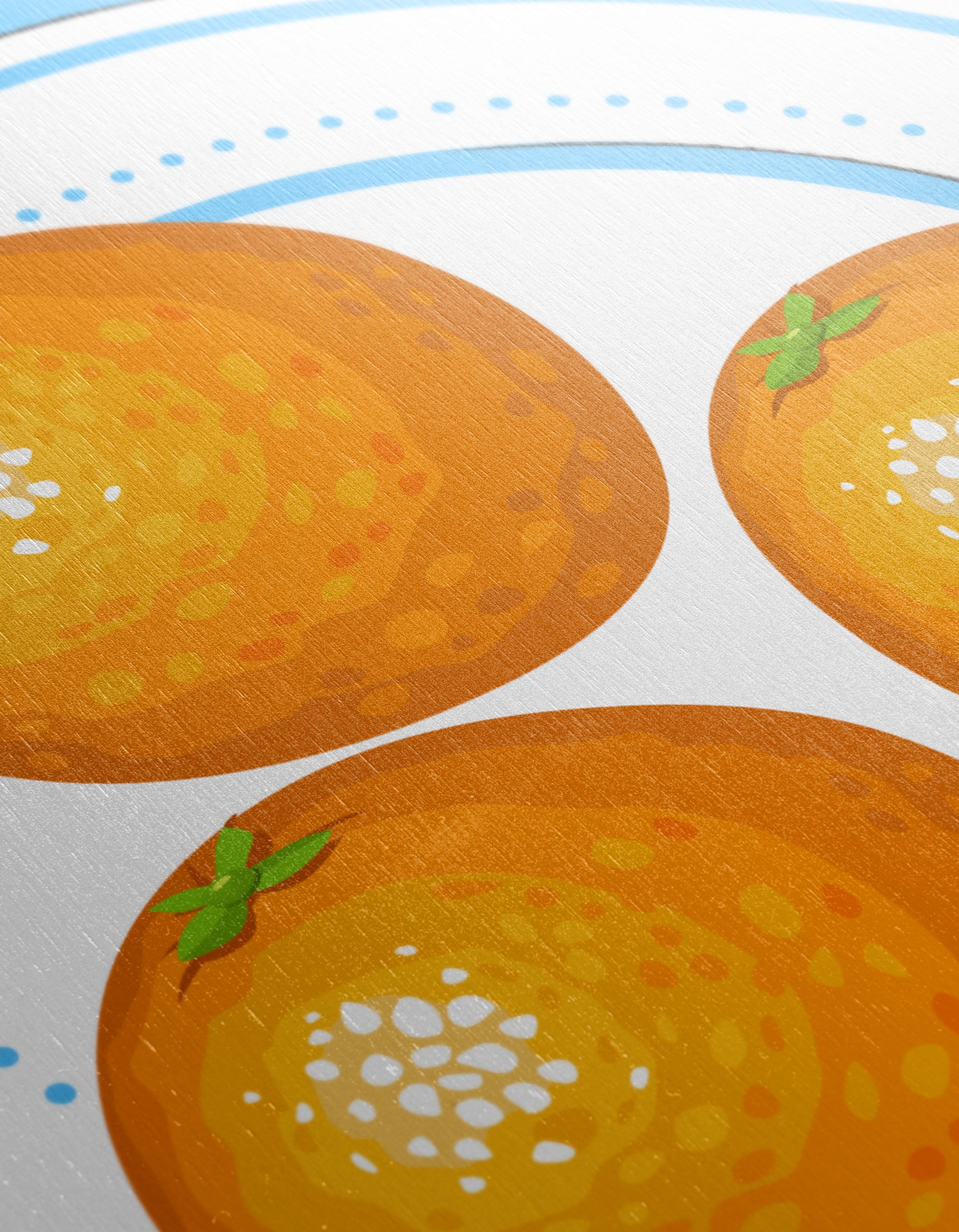 Vibrant Abstract Art of Oranges - Image 12
