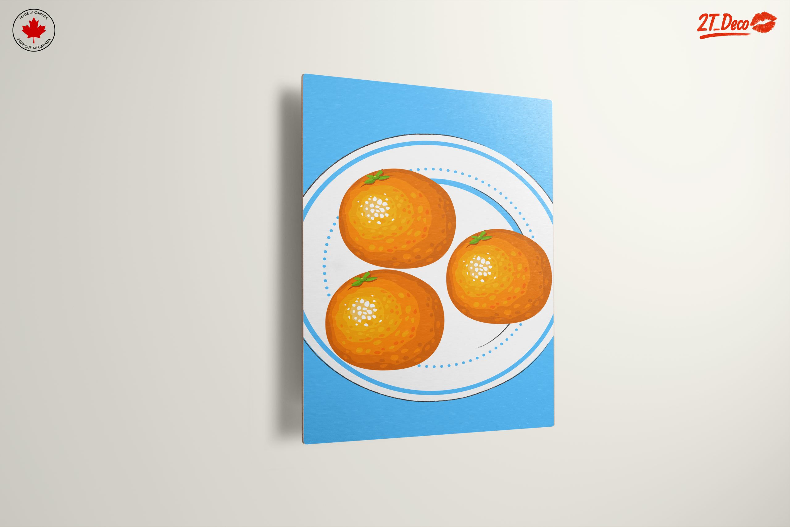Vibrant Abstract Art of Oranges - Image 13