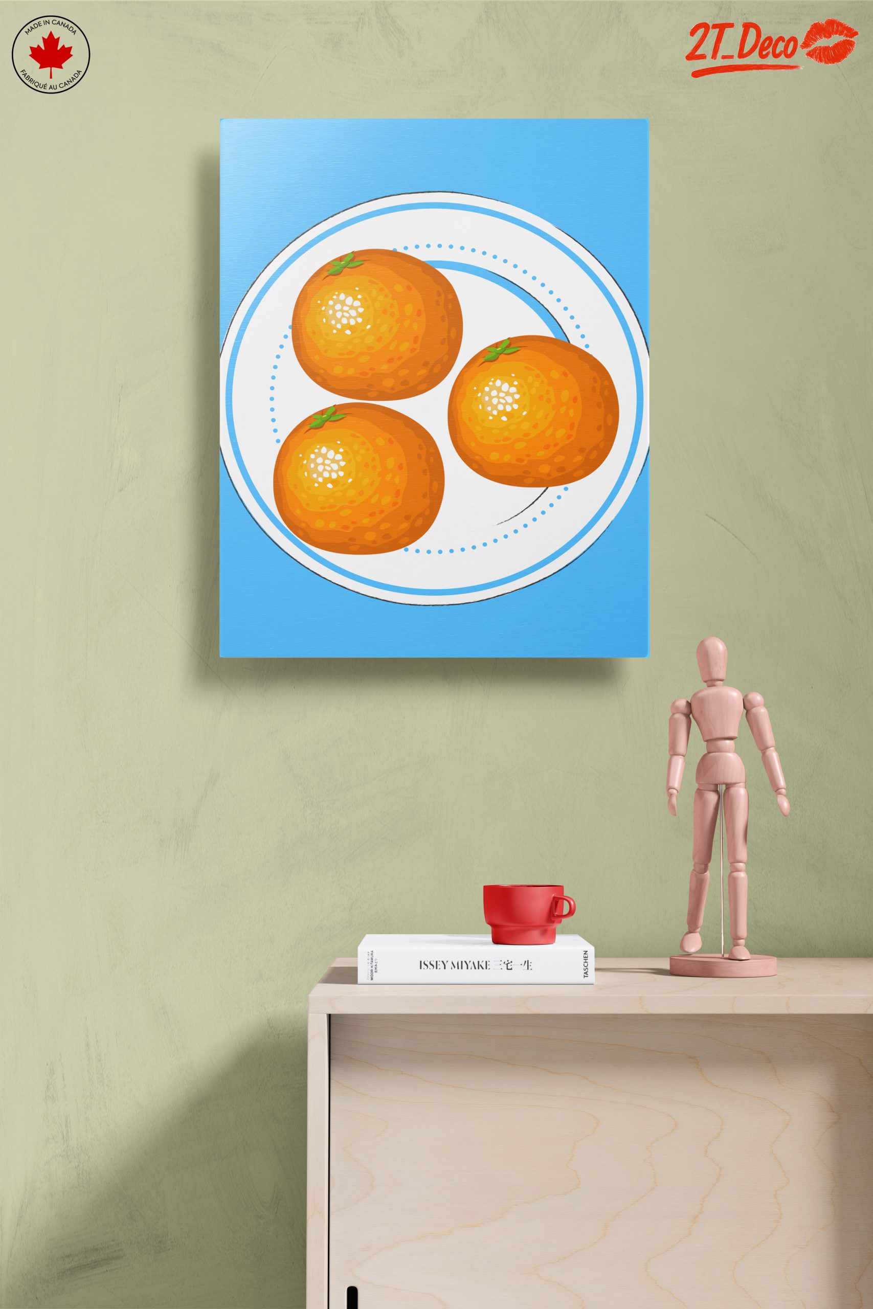 Vibrant Abstract Art of Oranges - Image 14