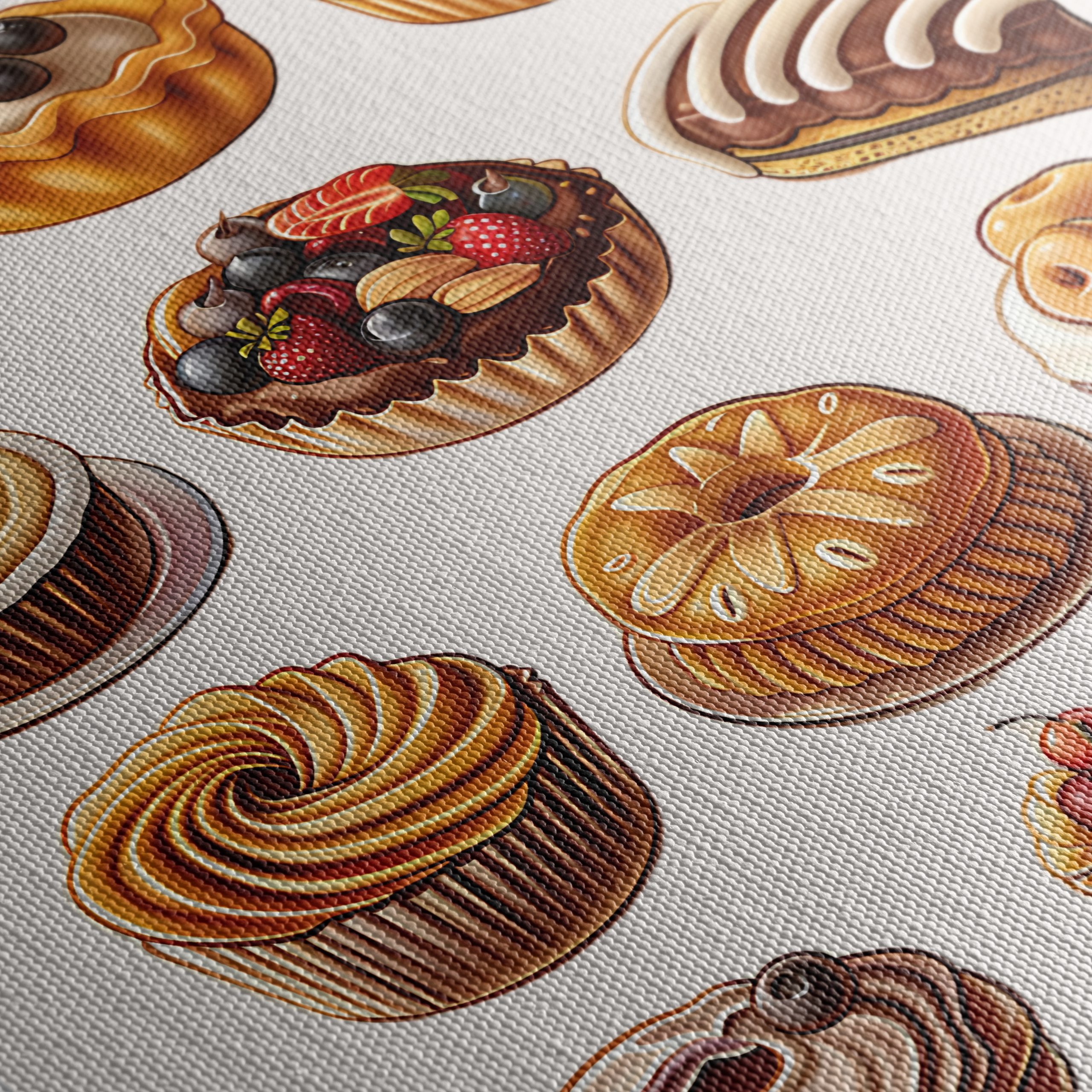 Whimsical Breakfast Treats Art - Image 5