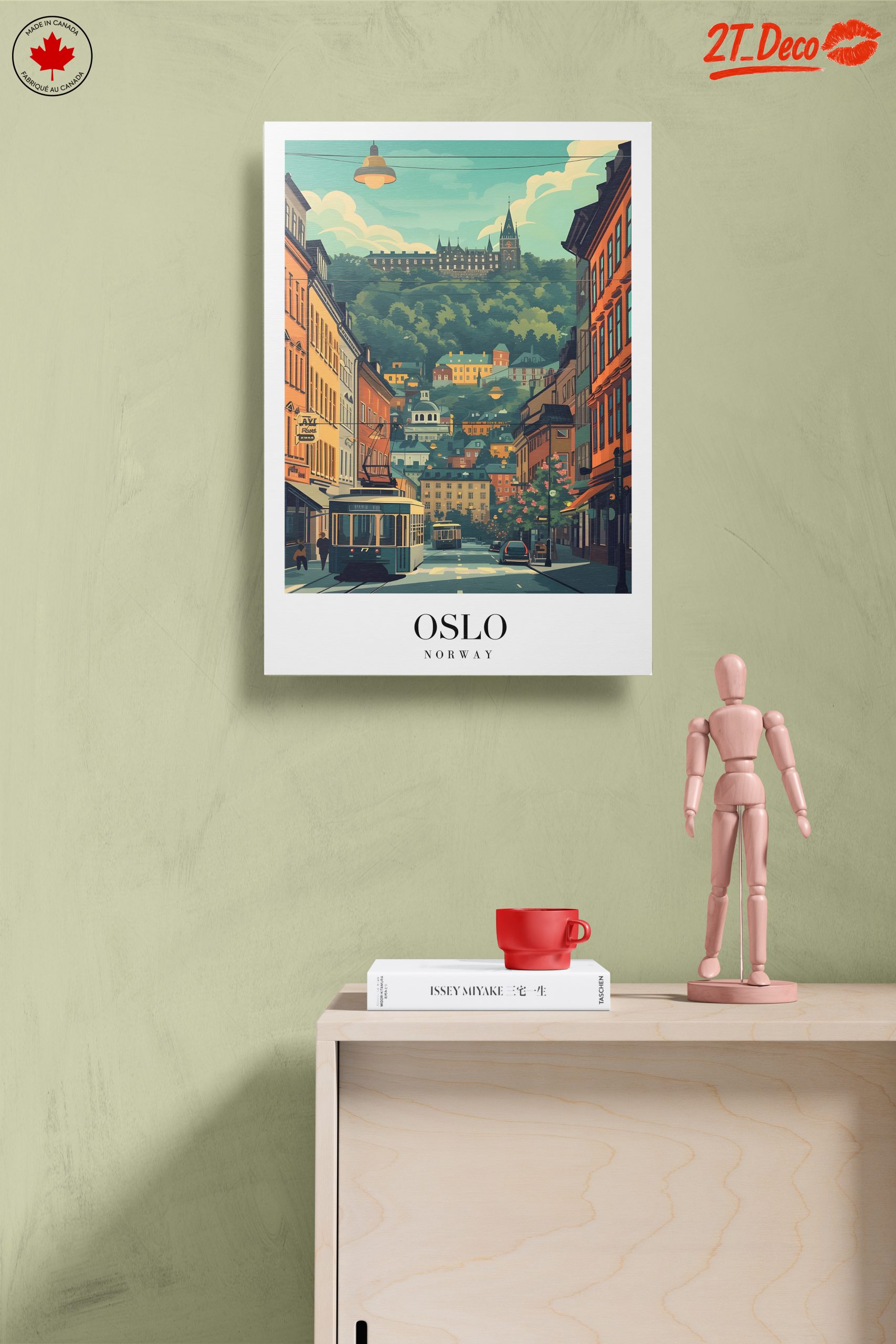 Oslo Cityscape Art Featuring Modern Architecture - Image 14