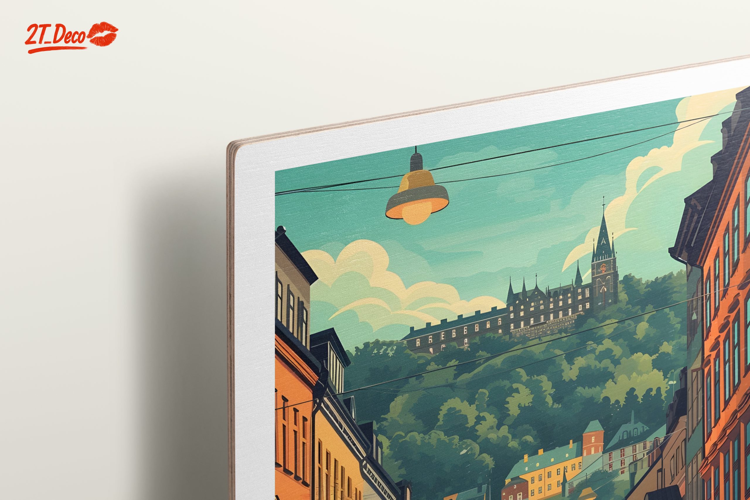 Oslo Cityscape Art Featuring Modern Architecture - Image 15