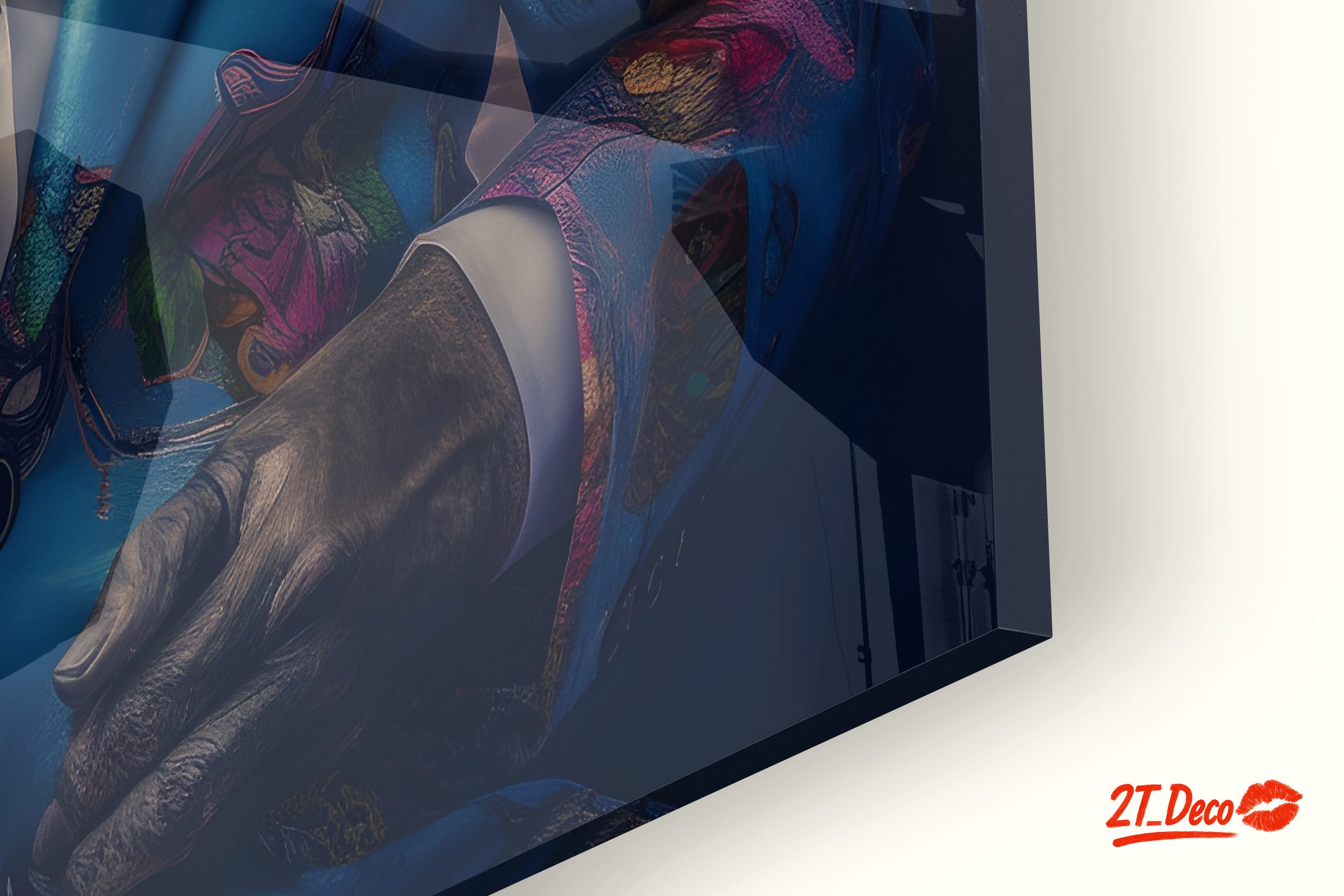Stylized Monkey in Floral Suit - Image 9