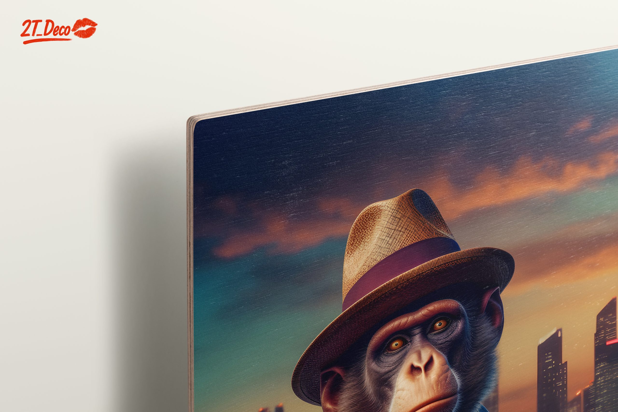 Stylized Monkey in Floral Suit - Image 15