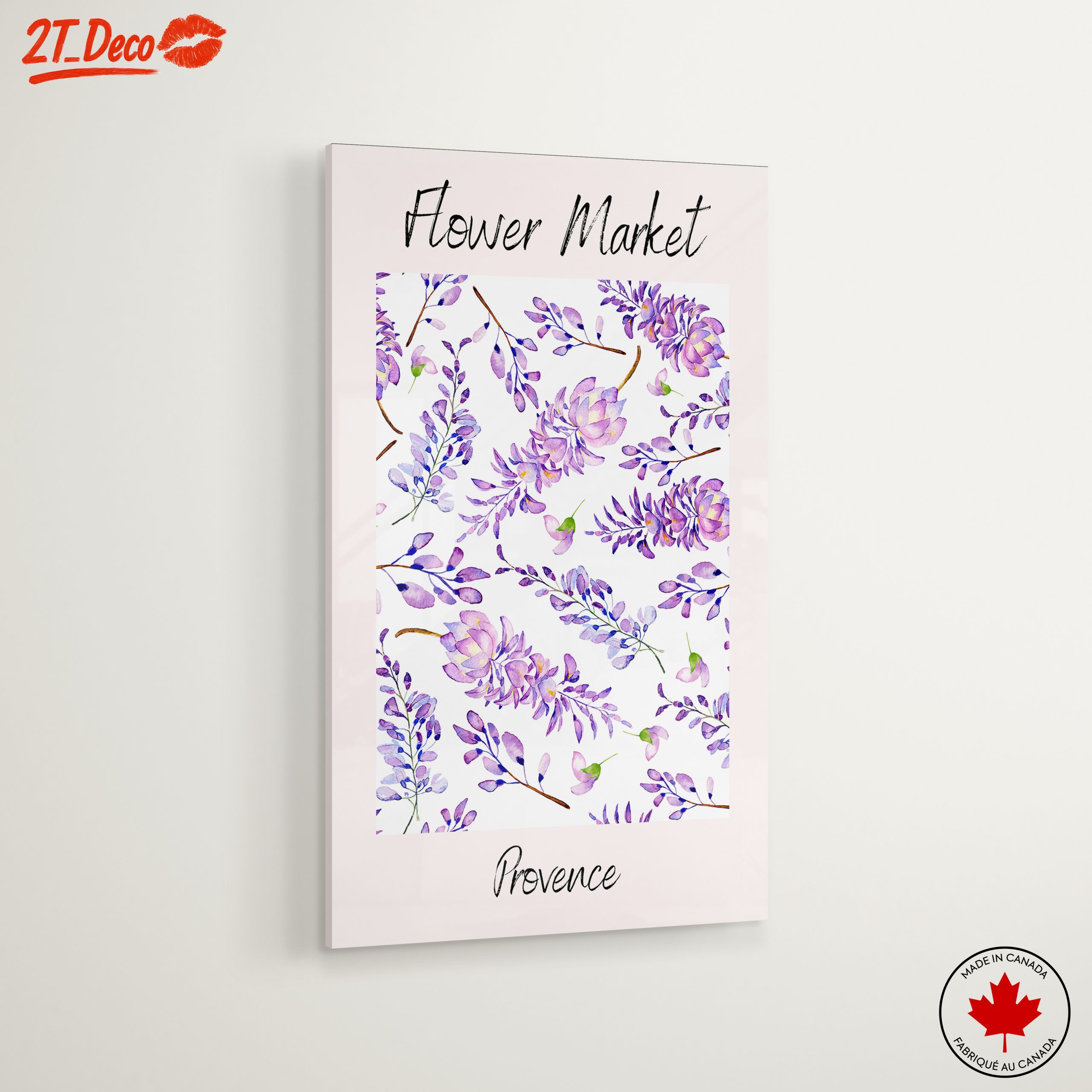 Flower Market Art with Lavender Tones - Image 6