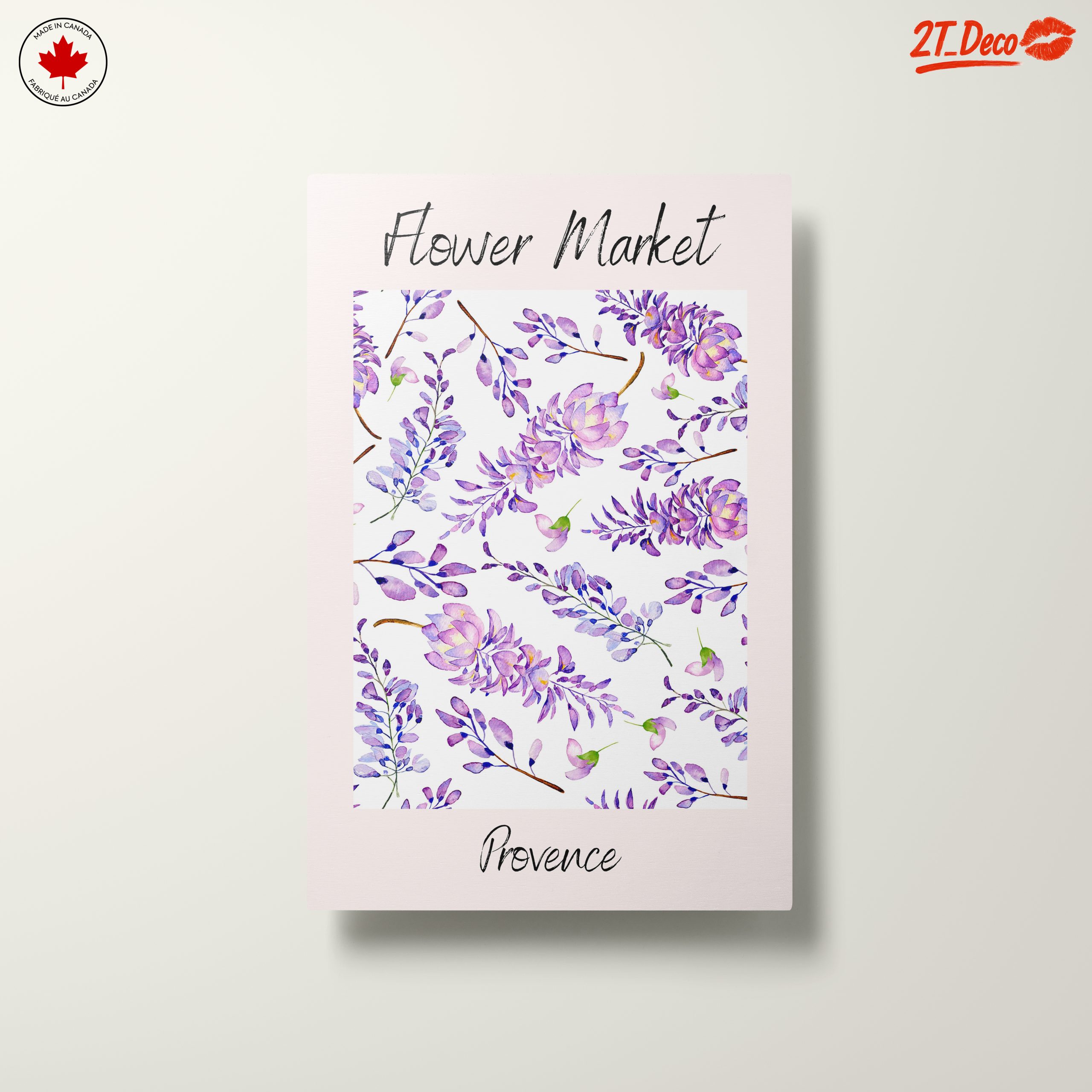 Flower Market Art with Lavender Tones - Image 10