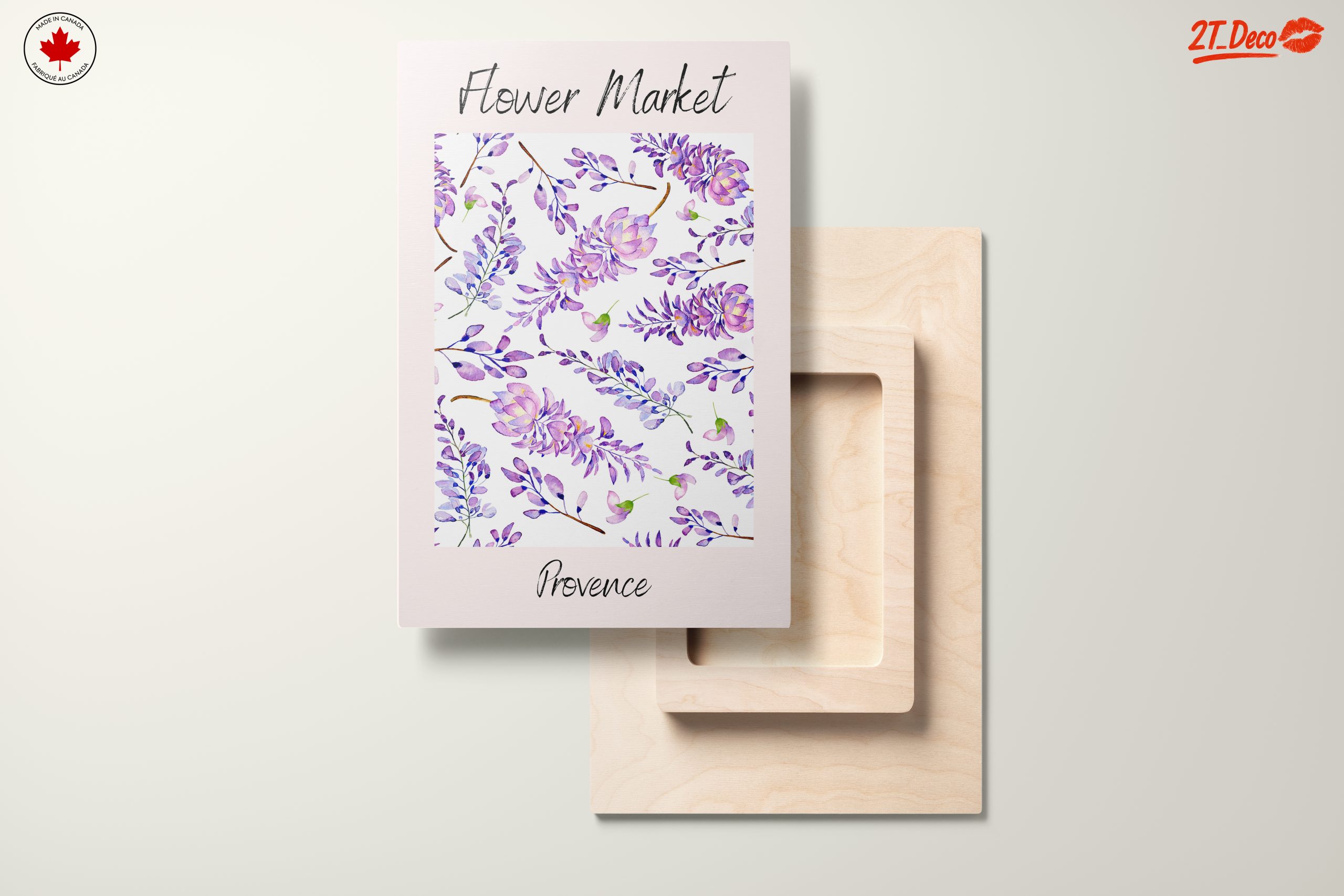 Flower Market Art with Lavender Tones - Image 11