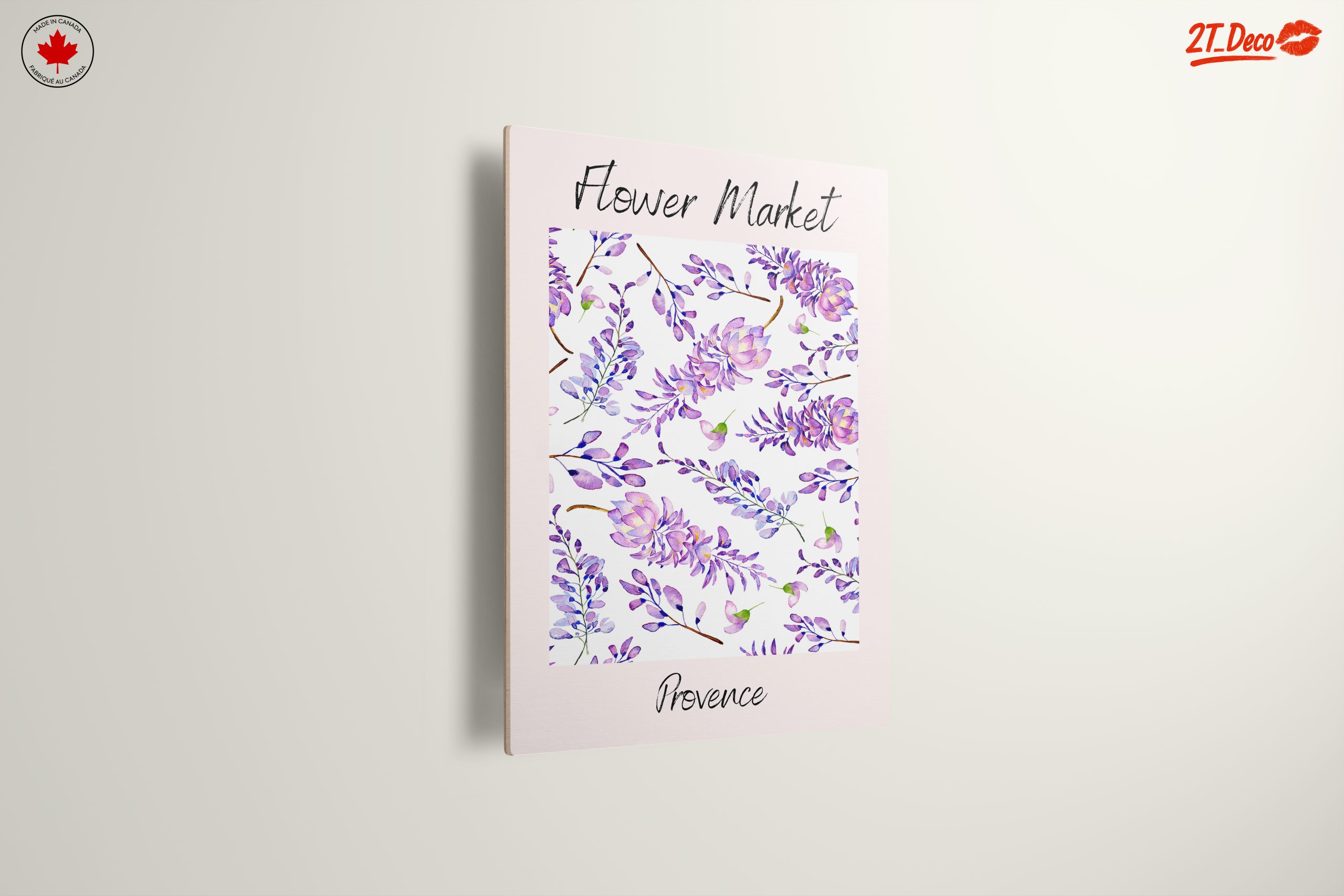 Flower Market Art with Lavender Tones - Image 13