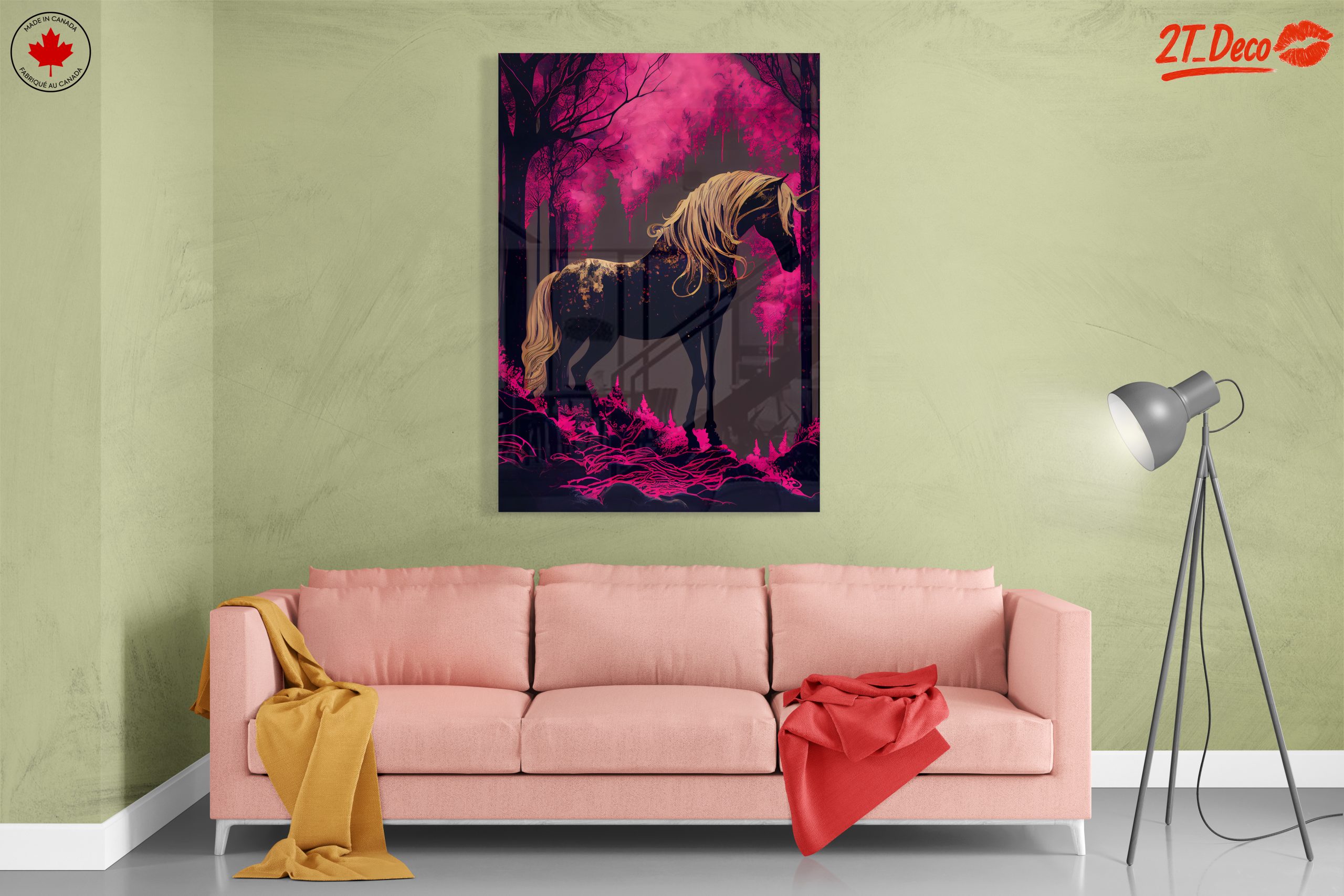 Majestic Black Unicorn in Enchanted Forest - Image 7