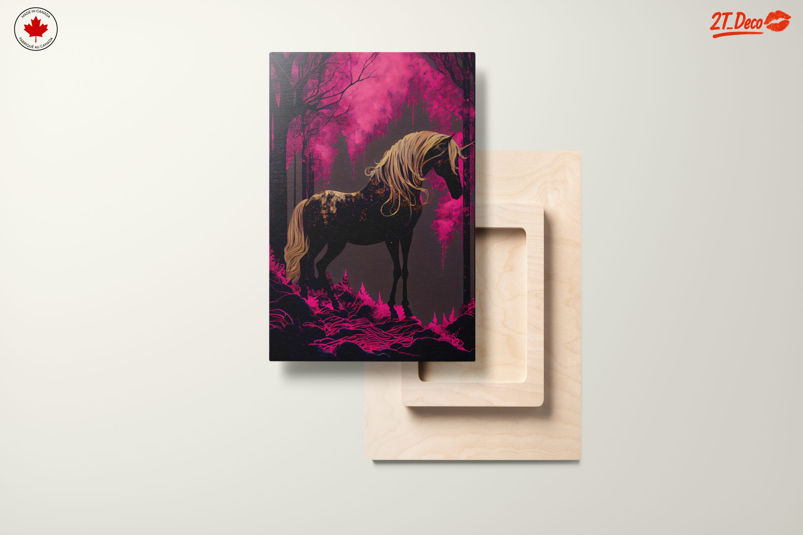 Majestic Black Unicorn in Enchanted Forest - Image 11