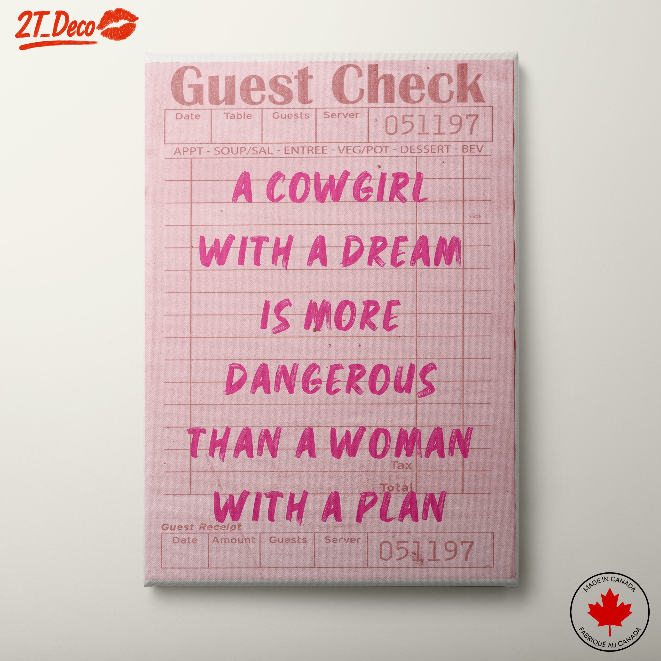 Empowering Cowgirl Quote Art