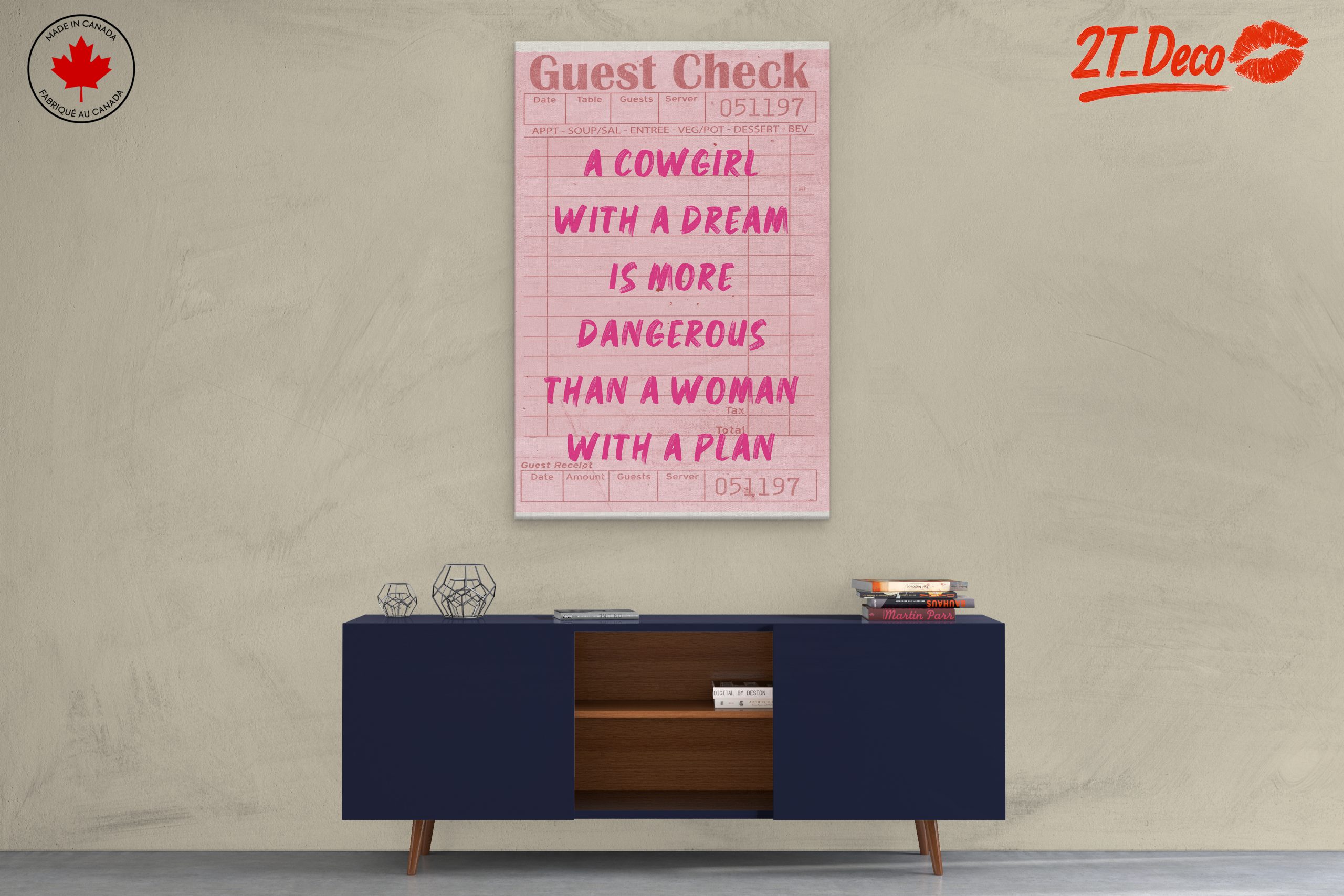 Empowering Cowgirl Quote Art - Image 3