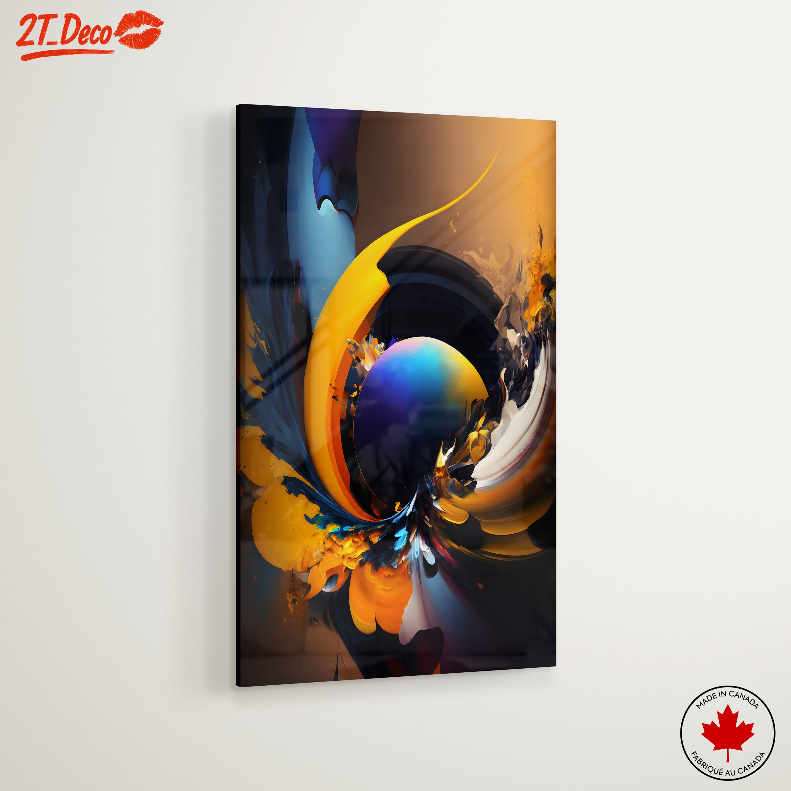 Vibrant Dynamic Abstract Art Composition 5 - Image 6
