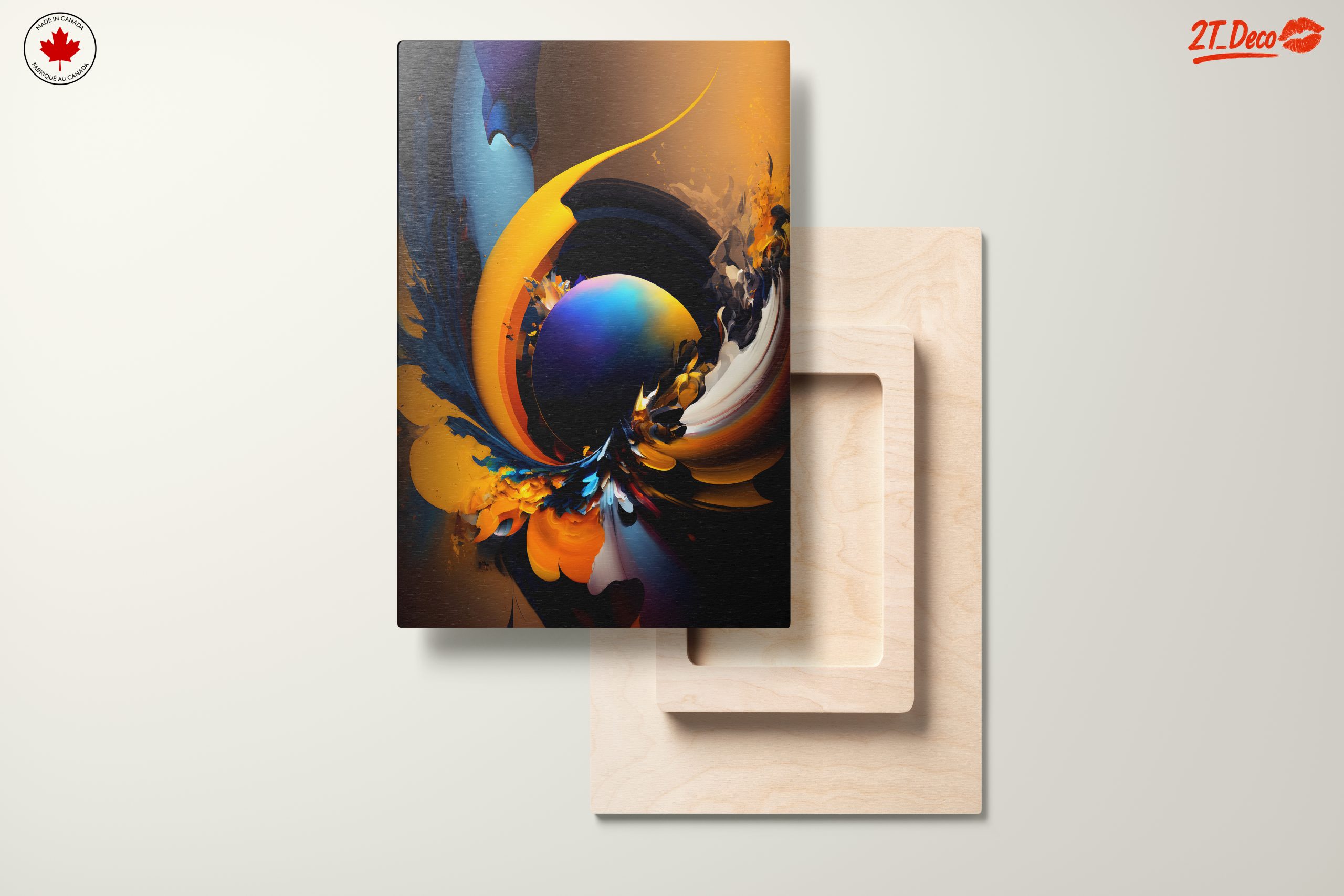 Vibrant Dynamic Abstract Art Composition 5 - Image 11