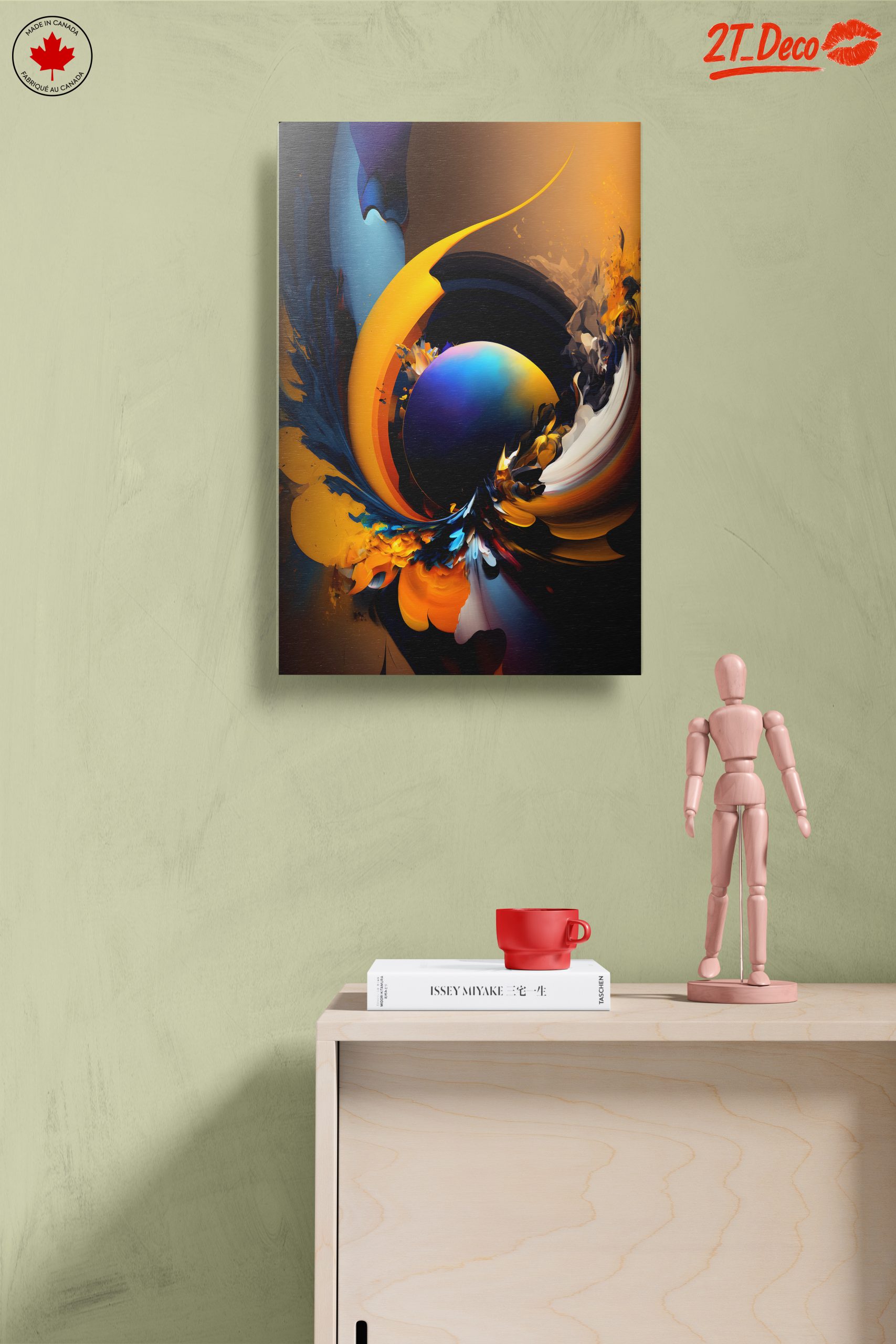Vibrant Dynamic Abstract Art Composition 5 - Image 14