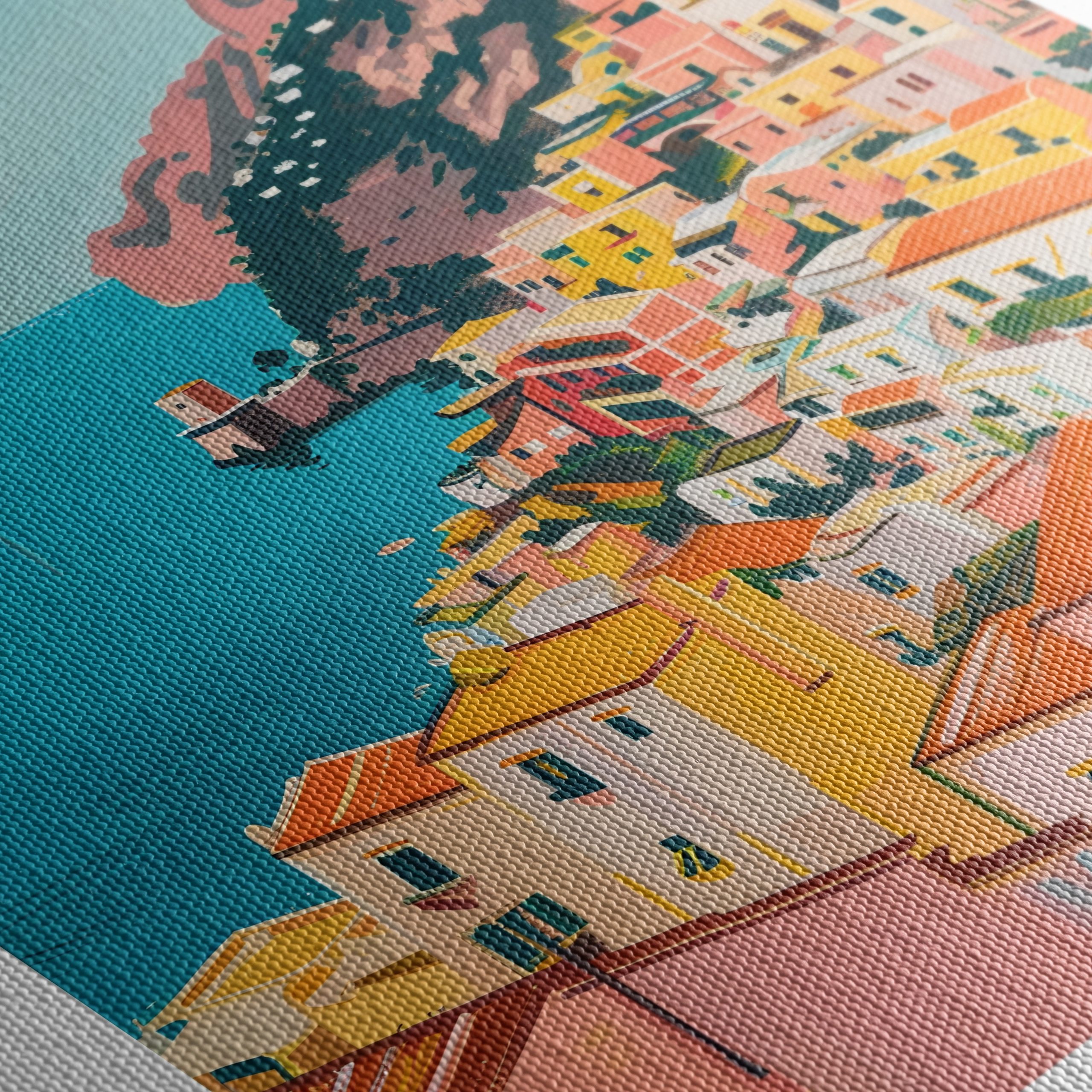 Charming Amalfi Coast Artistic Interpretation - Image 5
