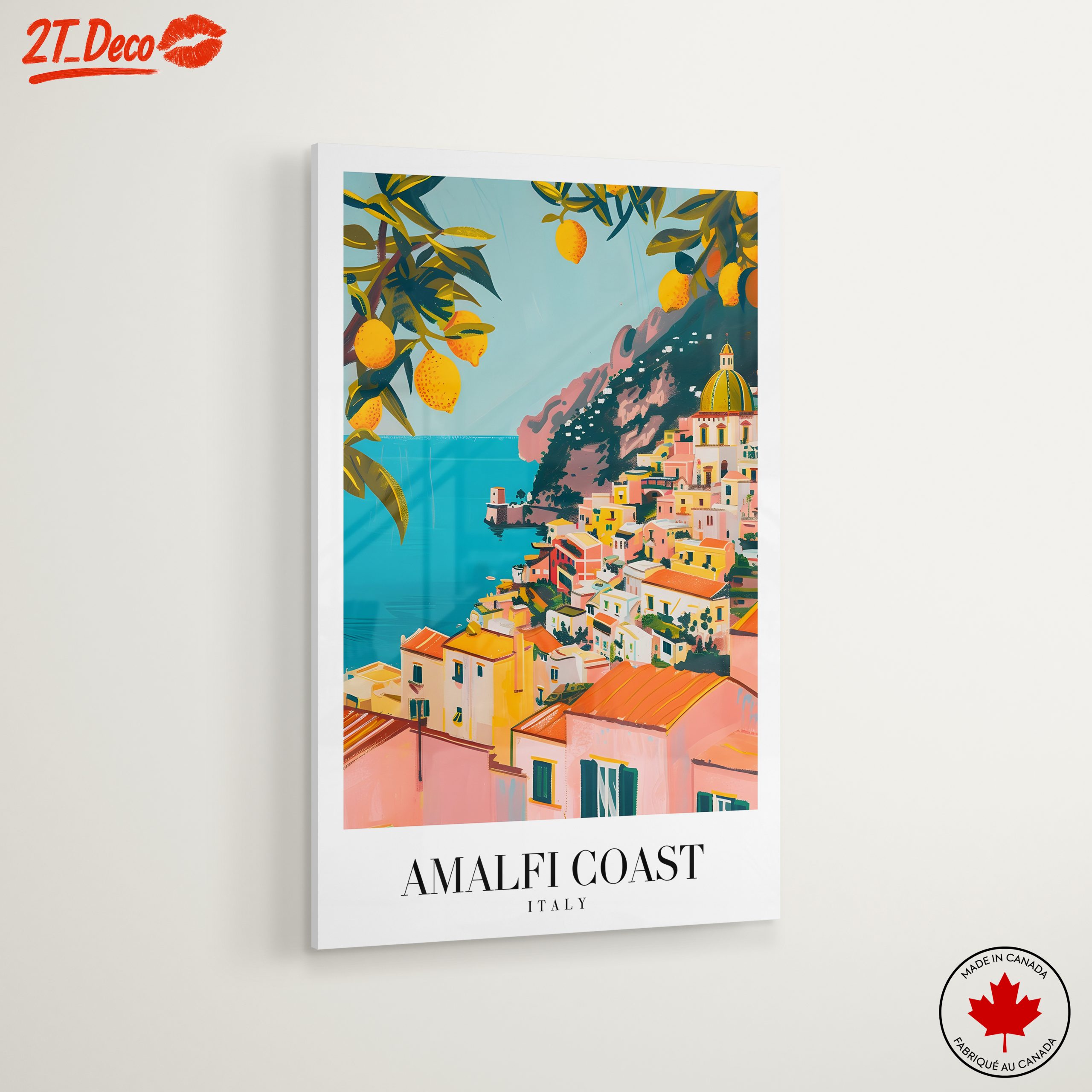 Charming Amalfi Coast Artistic Interpretation - Image 6