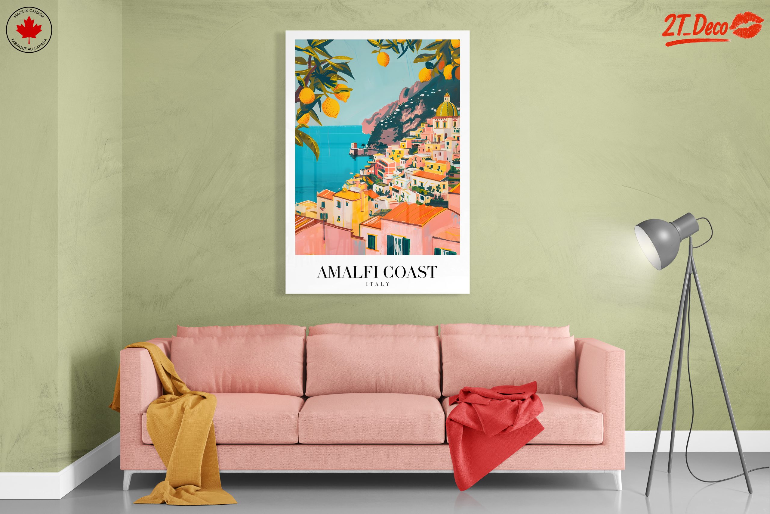 Charming Amalfi Coast Artistic Interpretation - Image 7