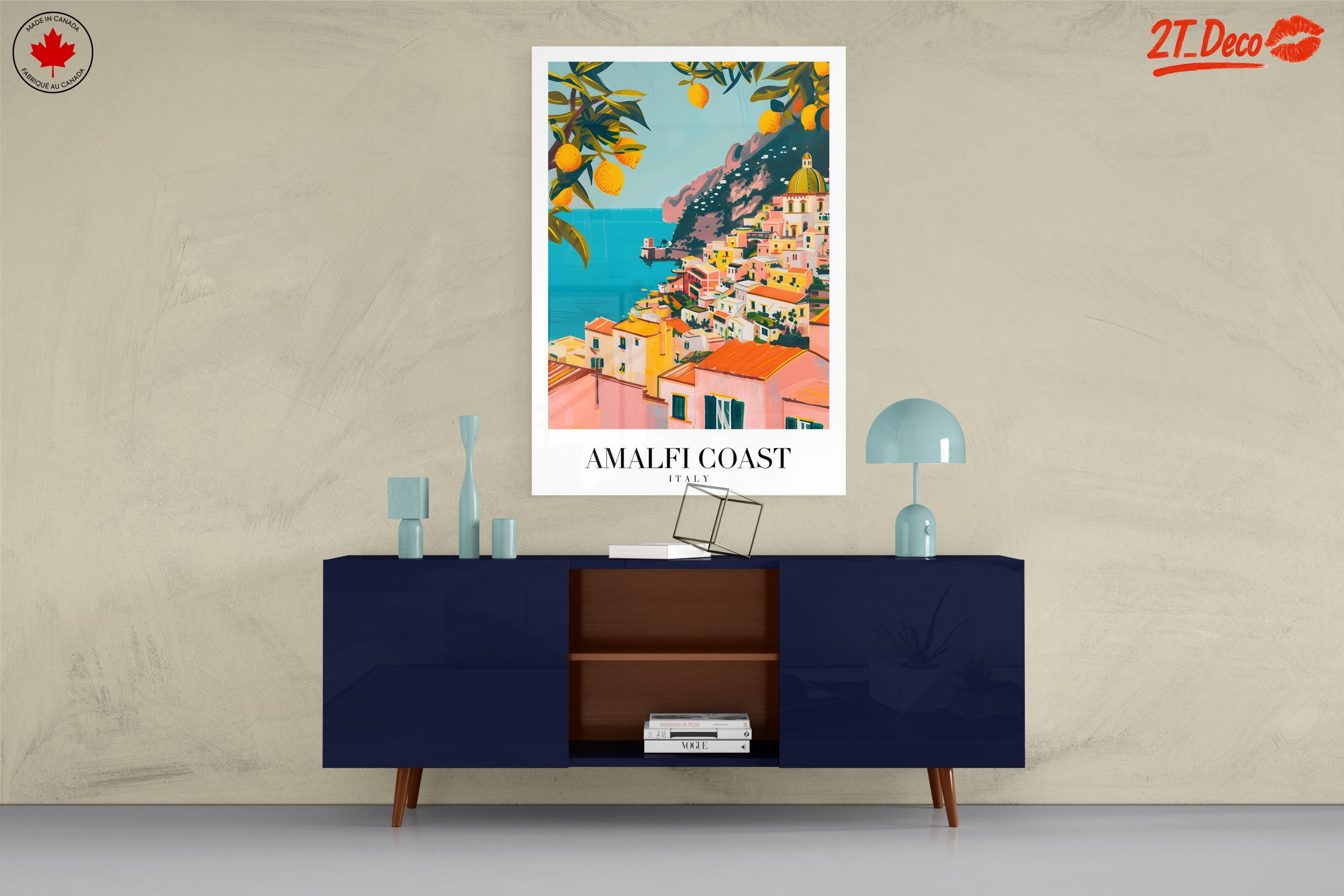 Charming Amalfi Coast Artistic Interpretation - Image 8