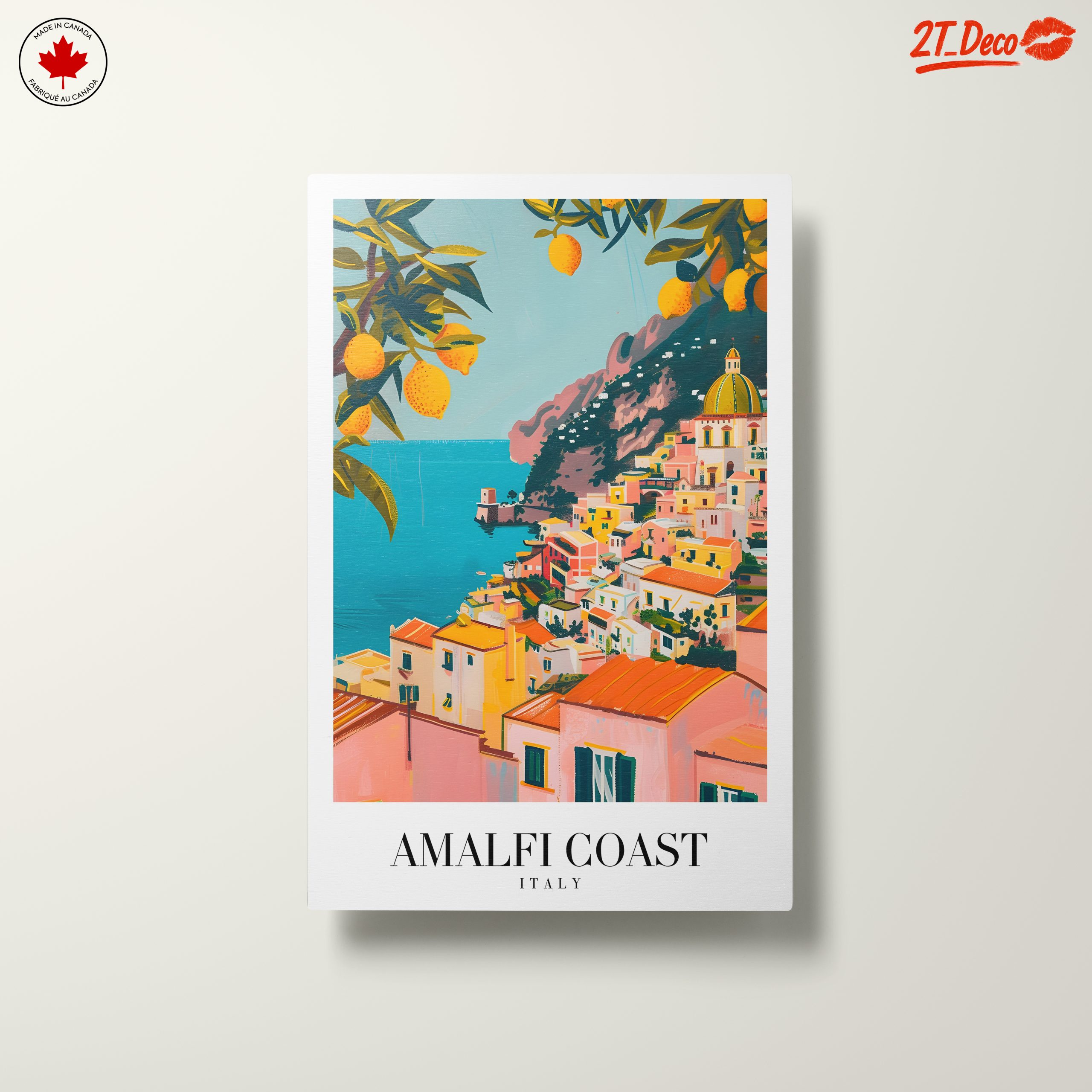Charming Amalfi Coast Artistic Interpretation - Image 10