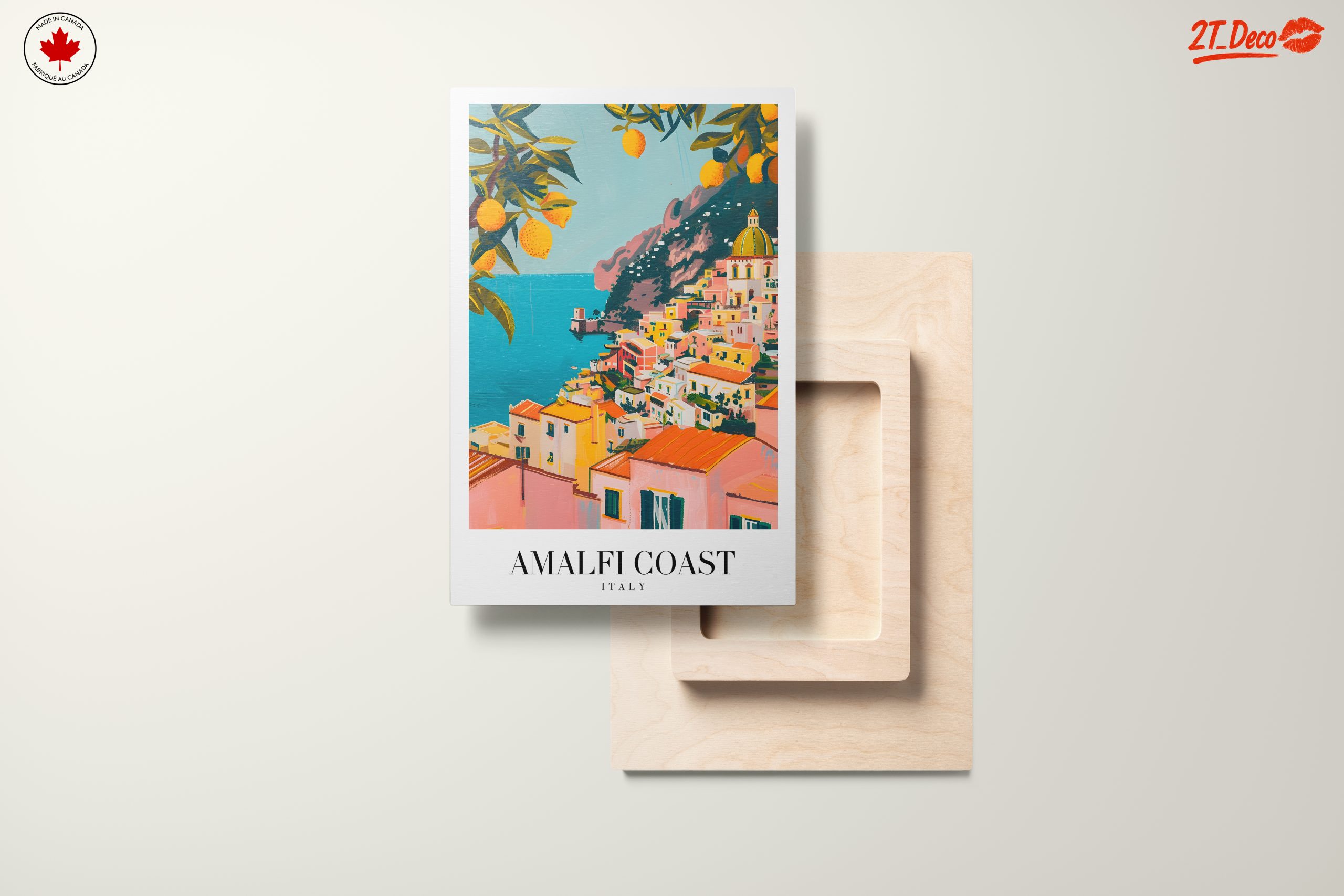 Charming Amalfi Coast Artistic Interpretation - Image 11