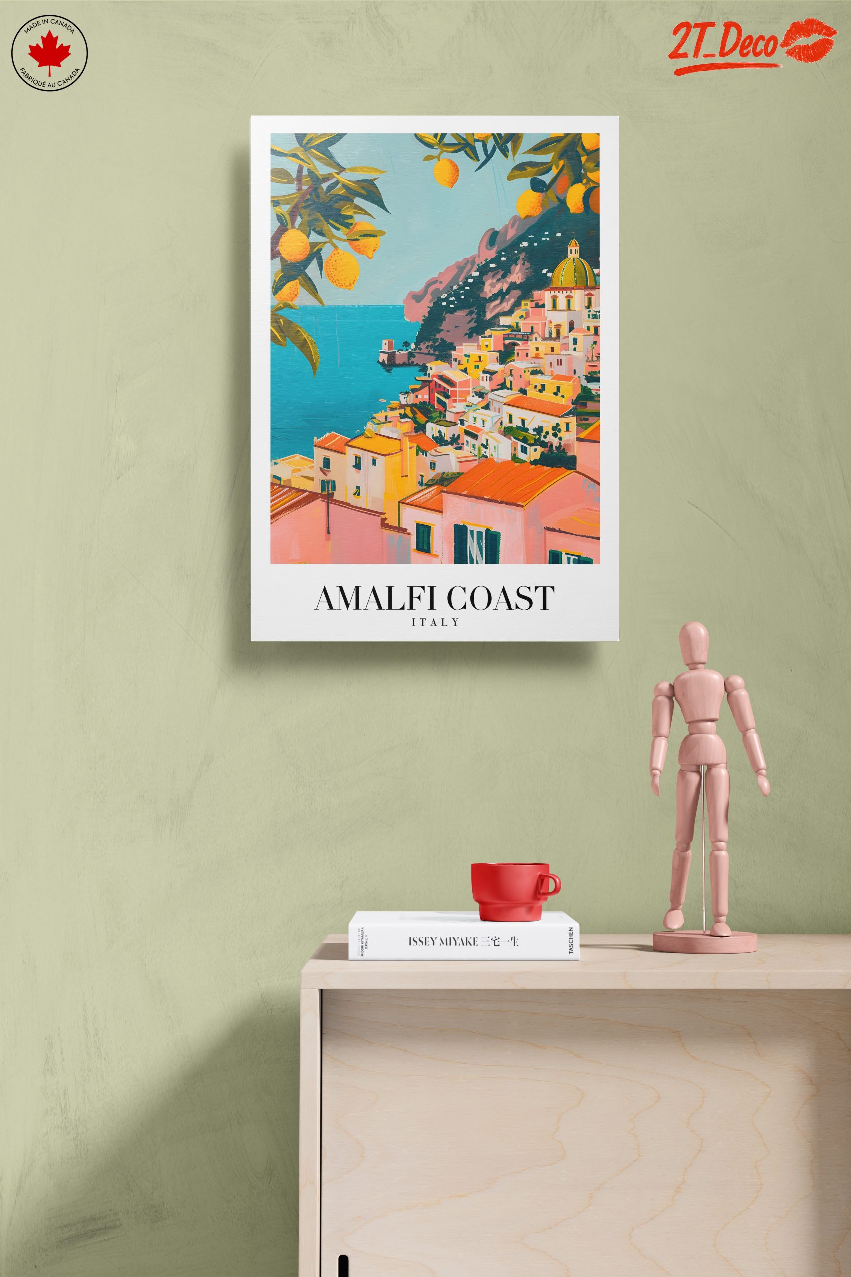 Charming Amalfi Coast Artistic Interpretation - Image 14