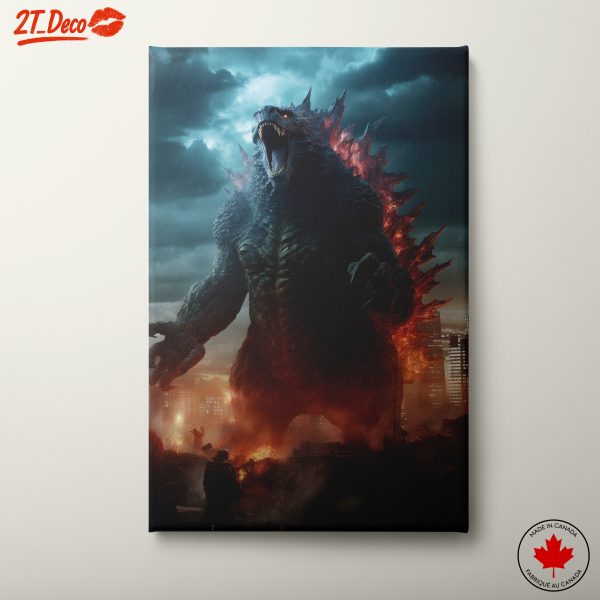 Dynamic Godzilla Fantasy Creature Art