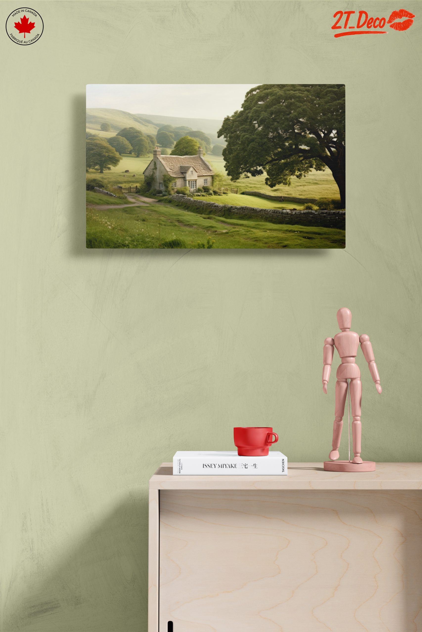 Charming Countryside Landscape Art - Image 14