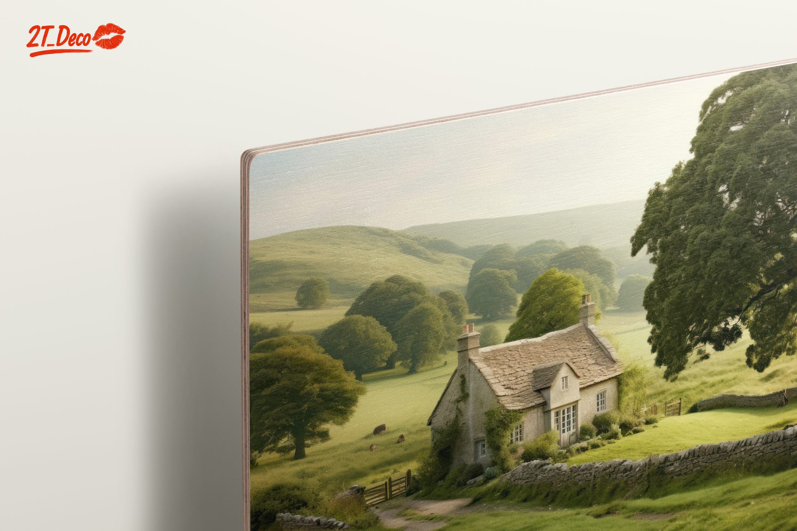 Charming Countryside Landscape Art - Image 15