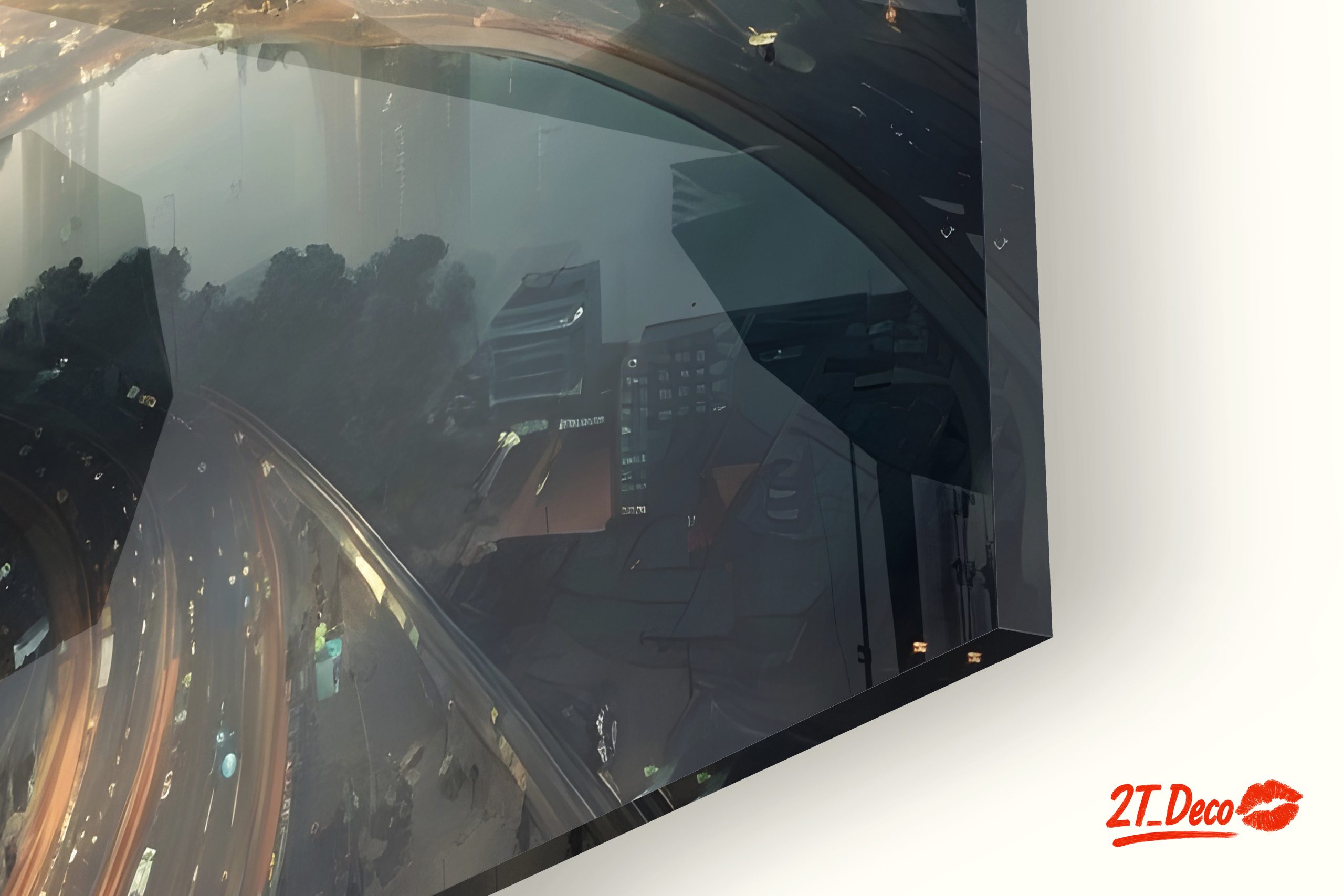 Futuristic Cityscape Under a Cosmic Sky - Image 9