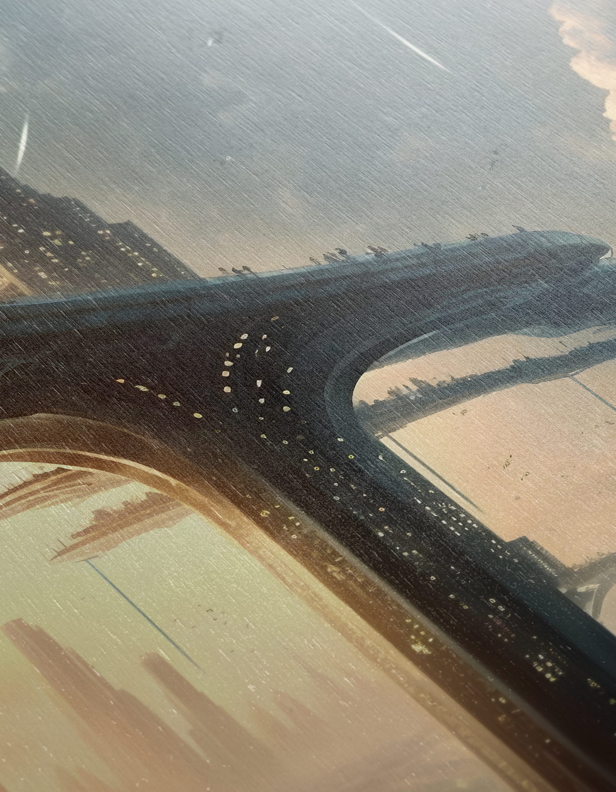 Futuristic Cityscape Under a Cosmic Sky - Image 12