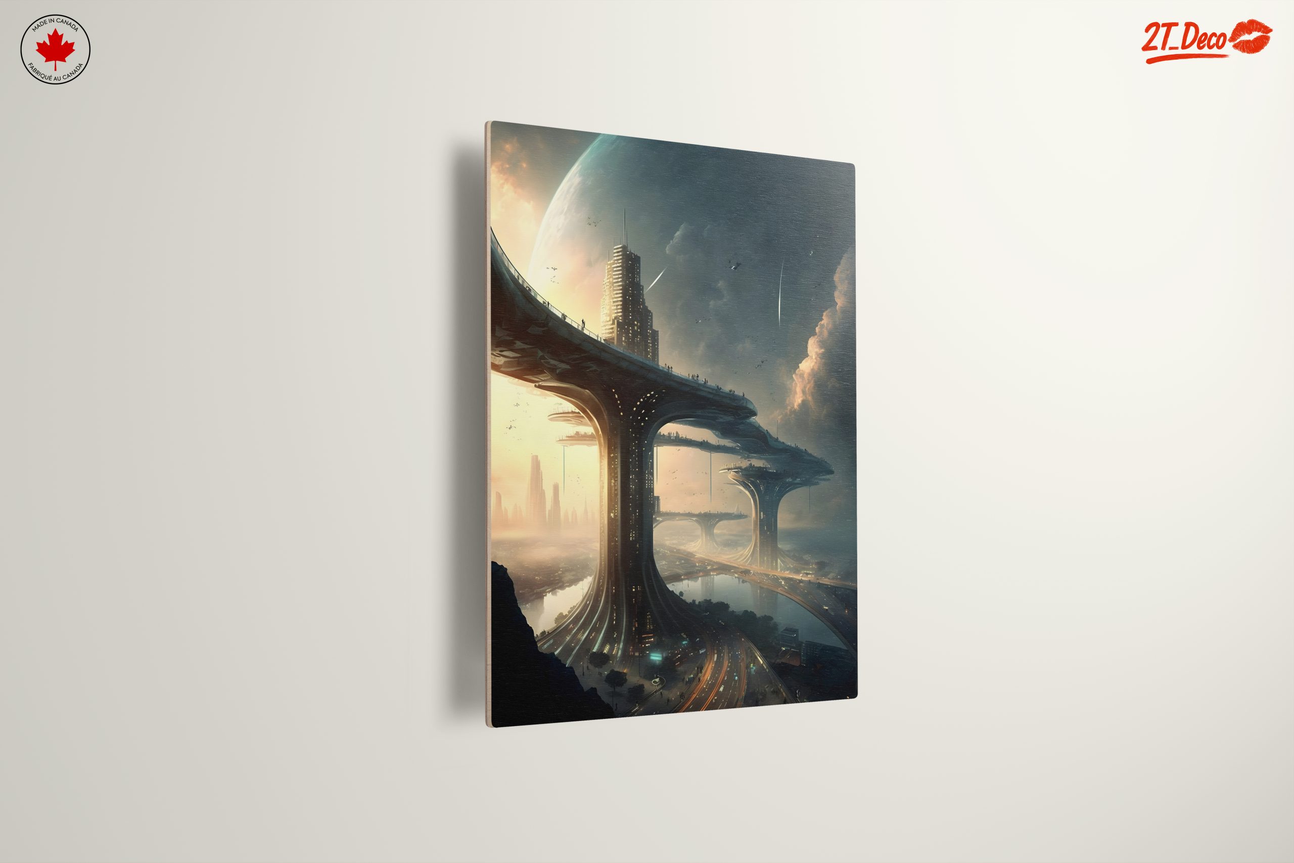 Futuristic Cityscape Under a Cosmic Sky - Image 13