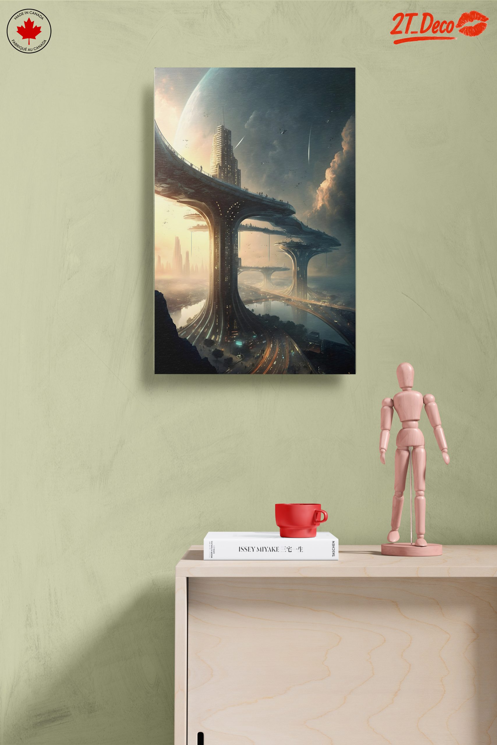 Futuristic Cityscape Under a Cosmic Sky - Image 14
