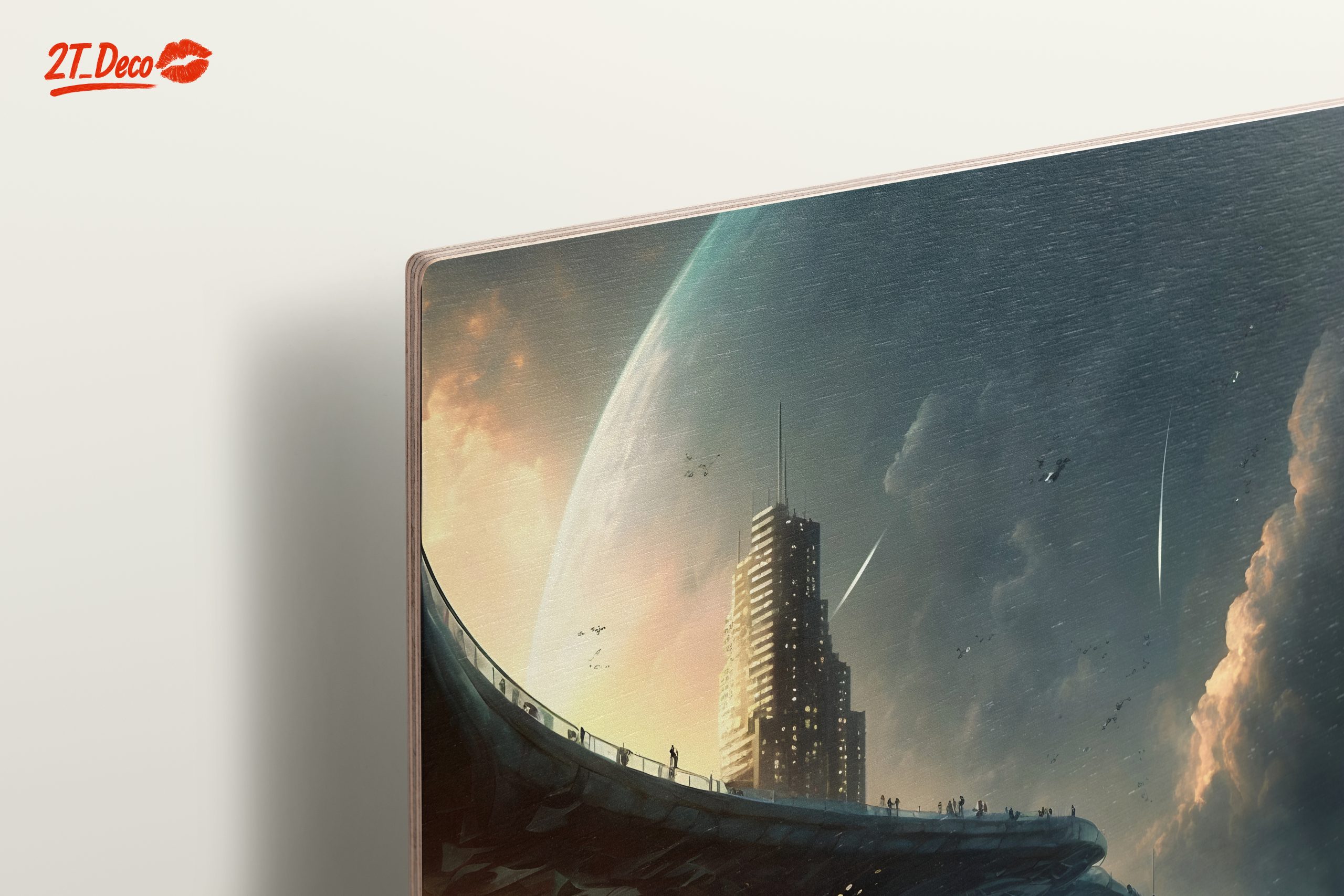 Futuristic Cityscape Under a Cosmic Sky - Image 15