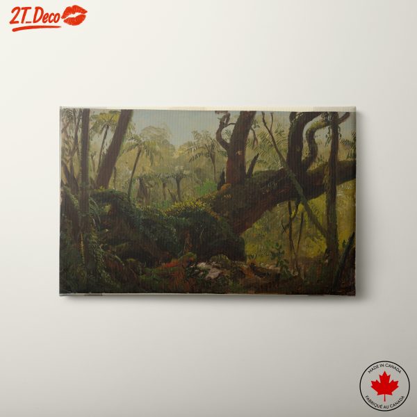 Lush Forest Landscape in Tranquil Green