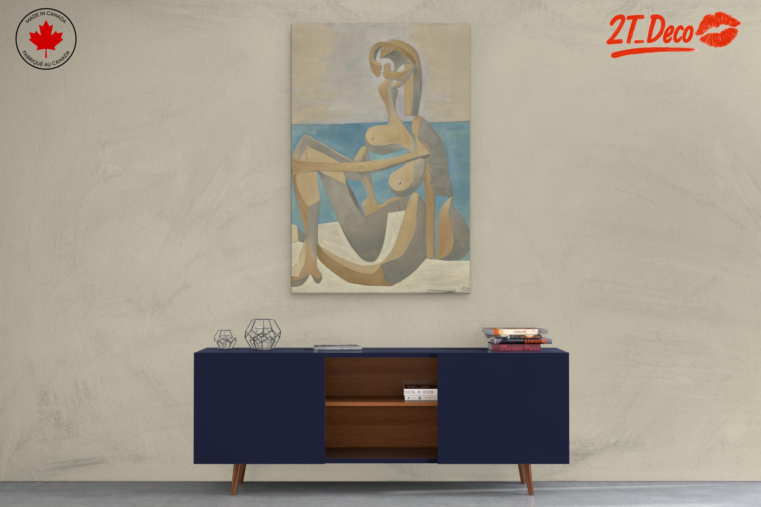 Abstract Modern Artistic Portrait of a Woman - Image 3