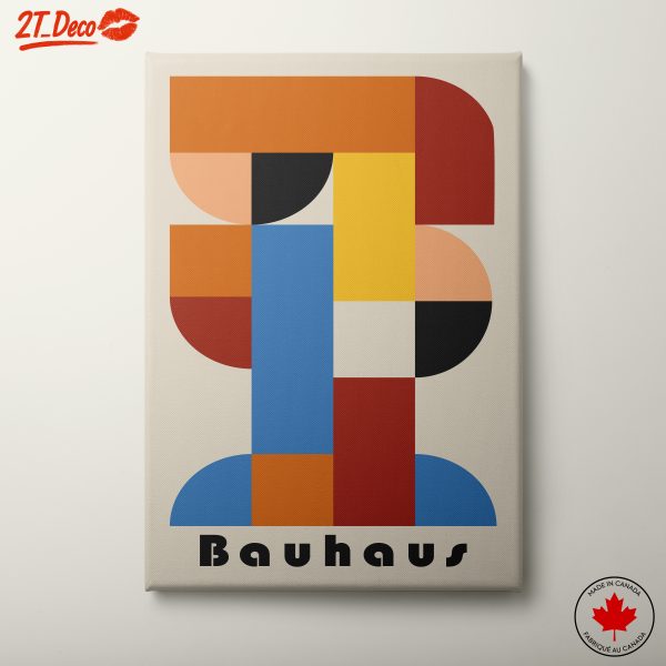 Colorful Bauhaus Abstract Art