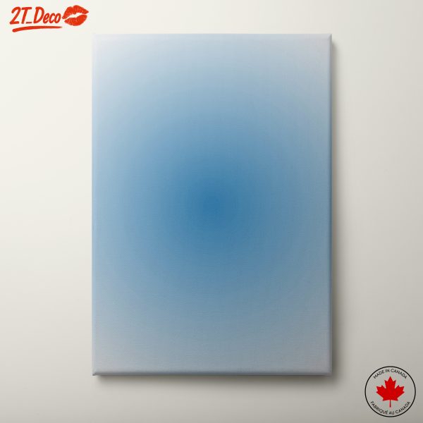 Elegant Blue Abstract Art with Gradient