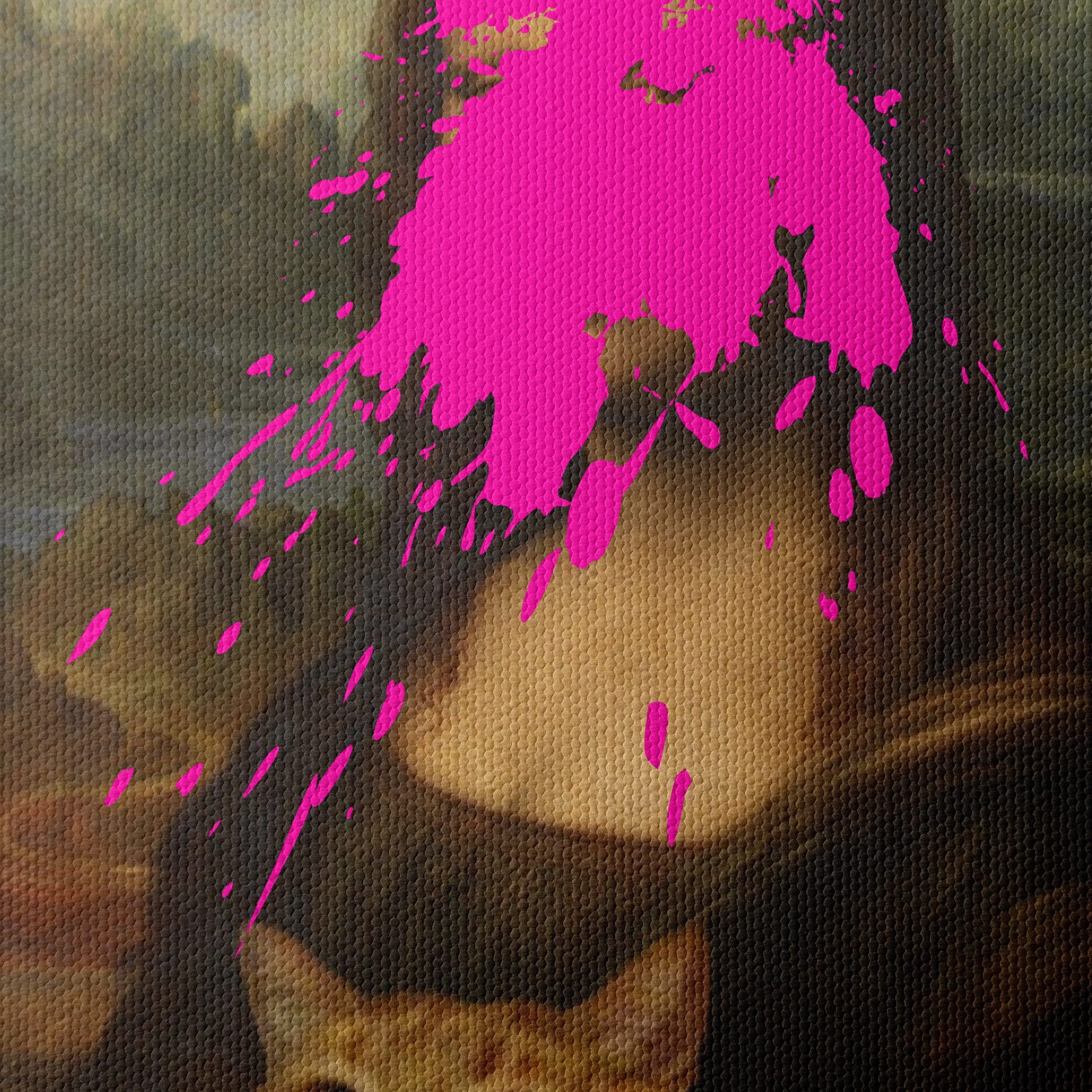 Modern Interpretation of Iconic Art with Cat - Image 4