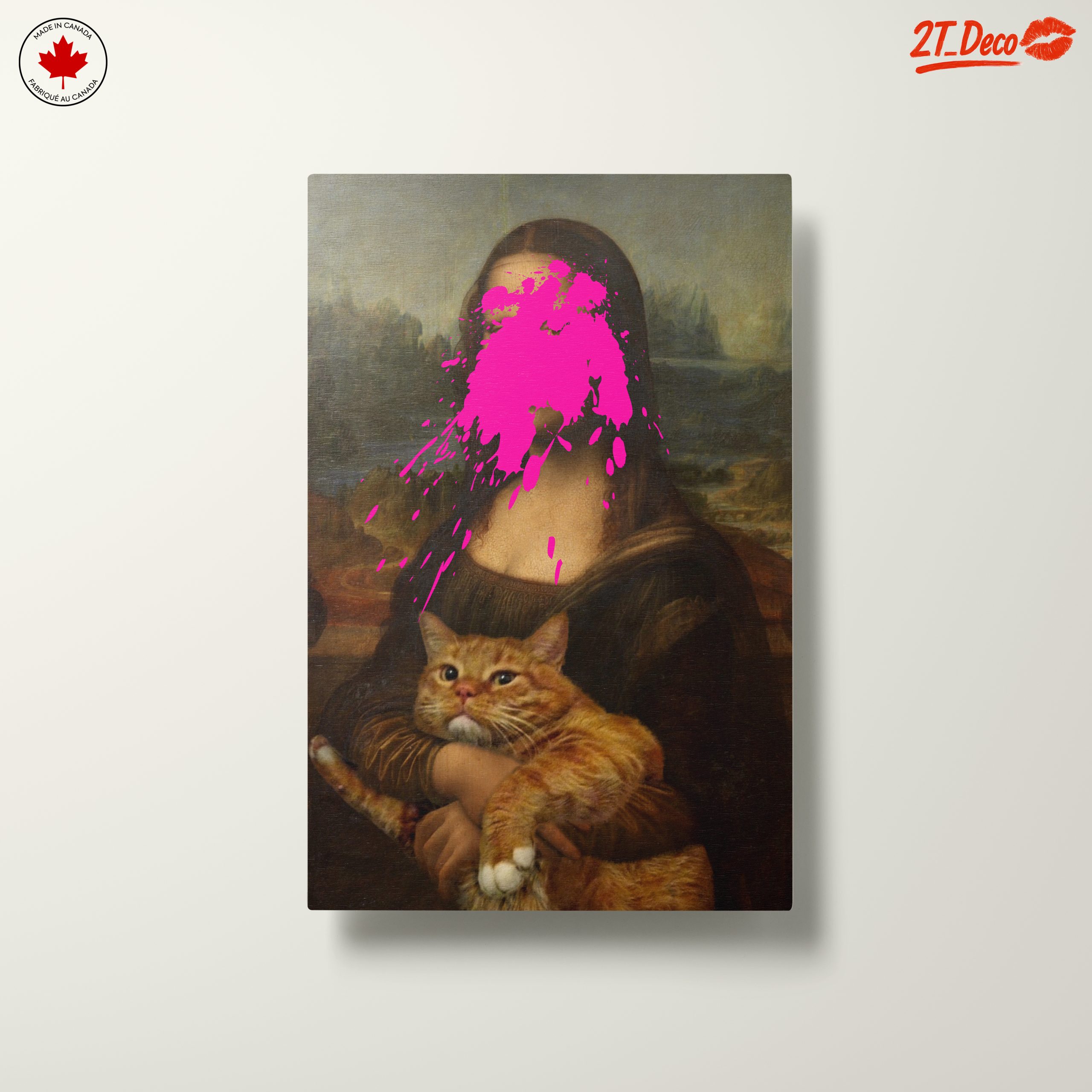 Modern Interpretation of Iconic Art with Cat - Image 10