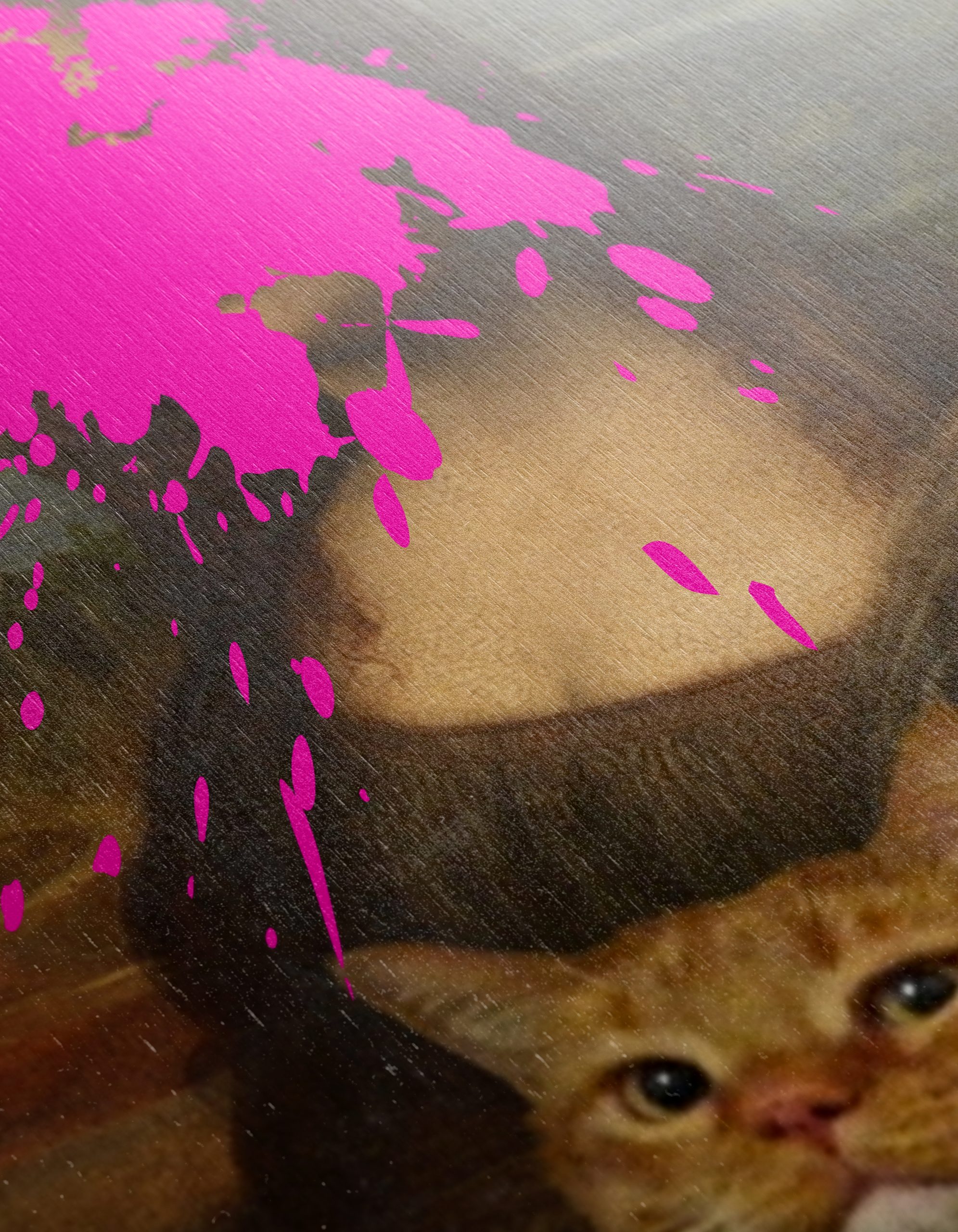 Modern Interpretation of Iconic Art with Cat - Image 12