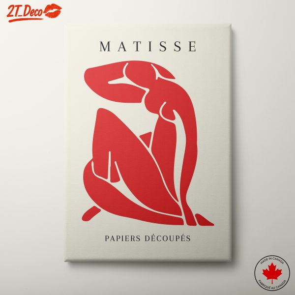 Matisse Inspired Abstract Portrait Art