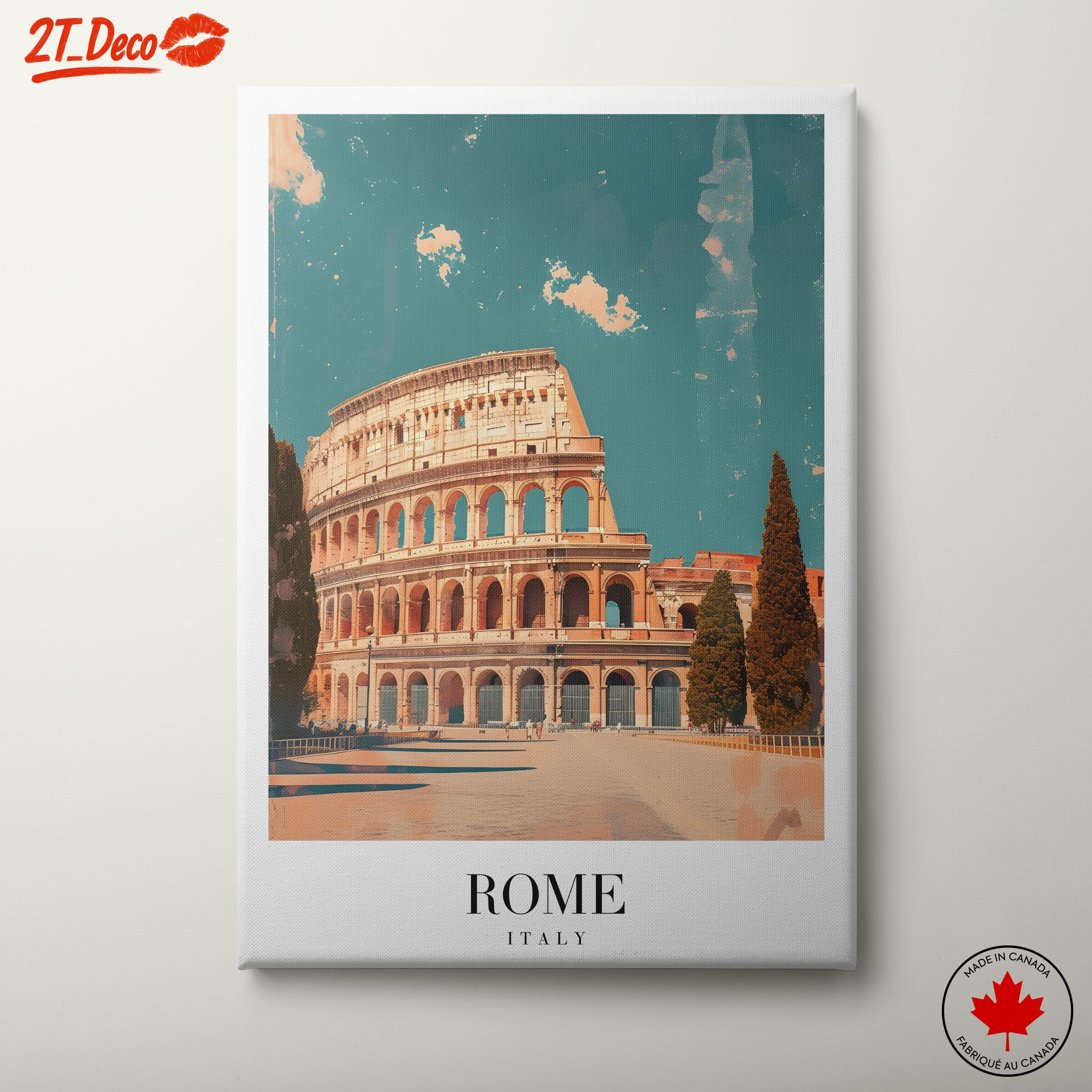 Colosseum in Rome Architectural Art