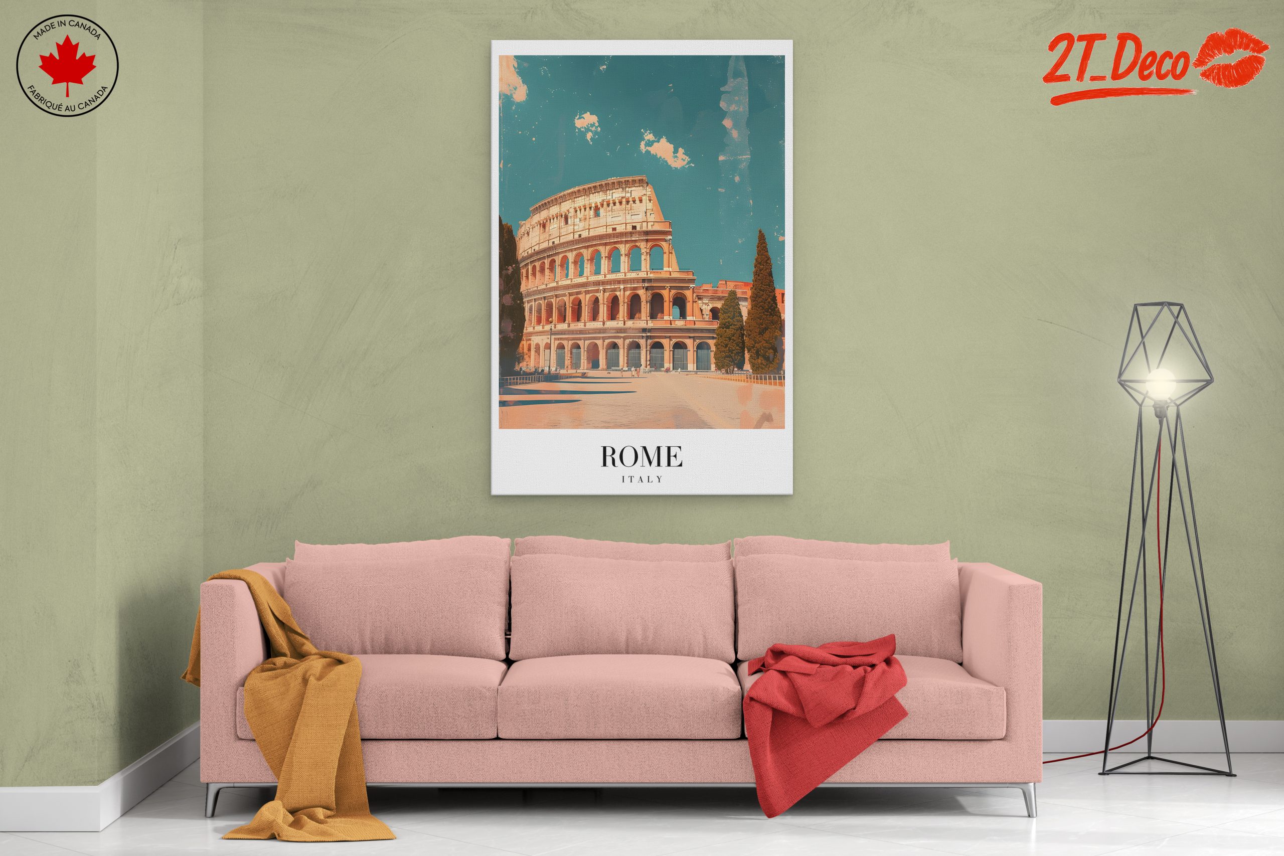 Colosseum in Rome Architectural Art - Image 2