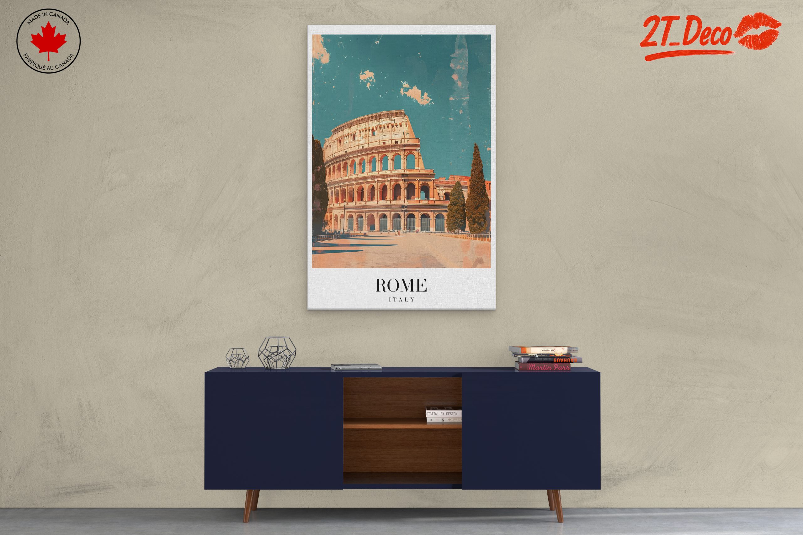 Colosseum in Rome Architectural Art - Image 3
