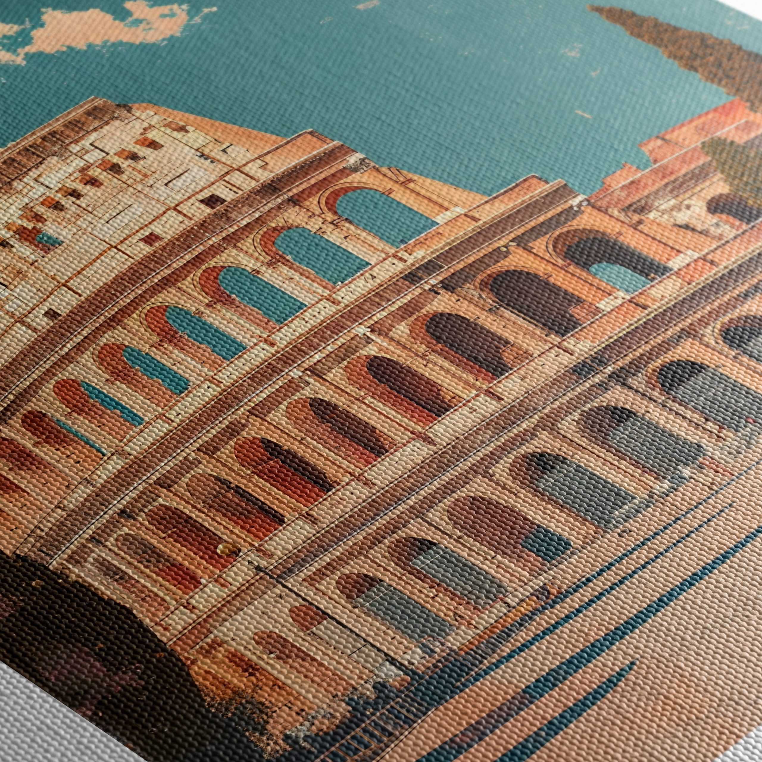 Colosseum in Rome Architectural Art - Image 5
