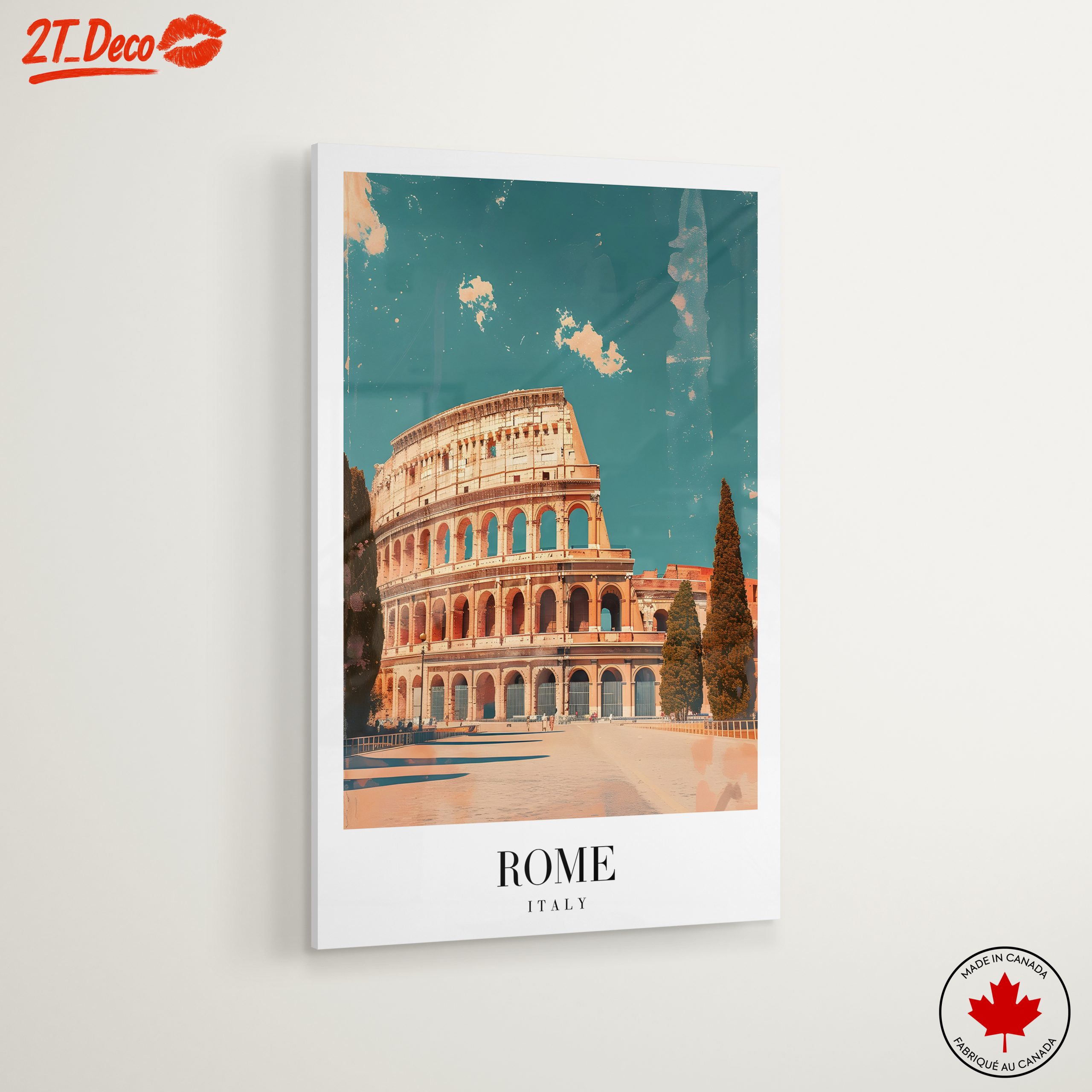 Colosseum in Rome Architectural Art - Image 6