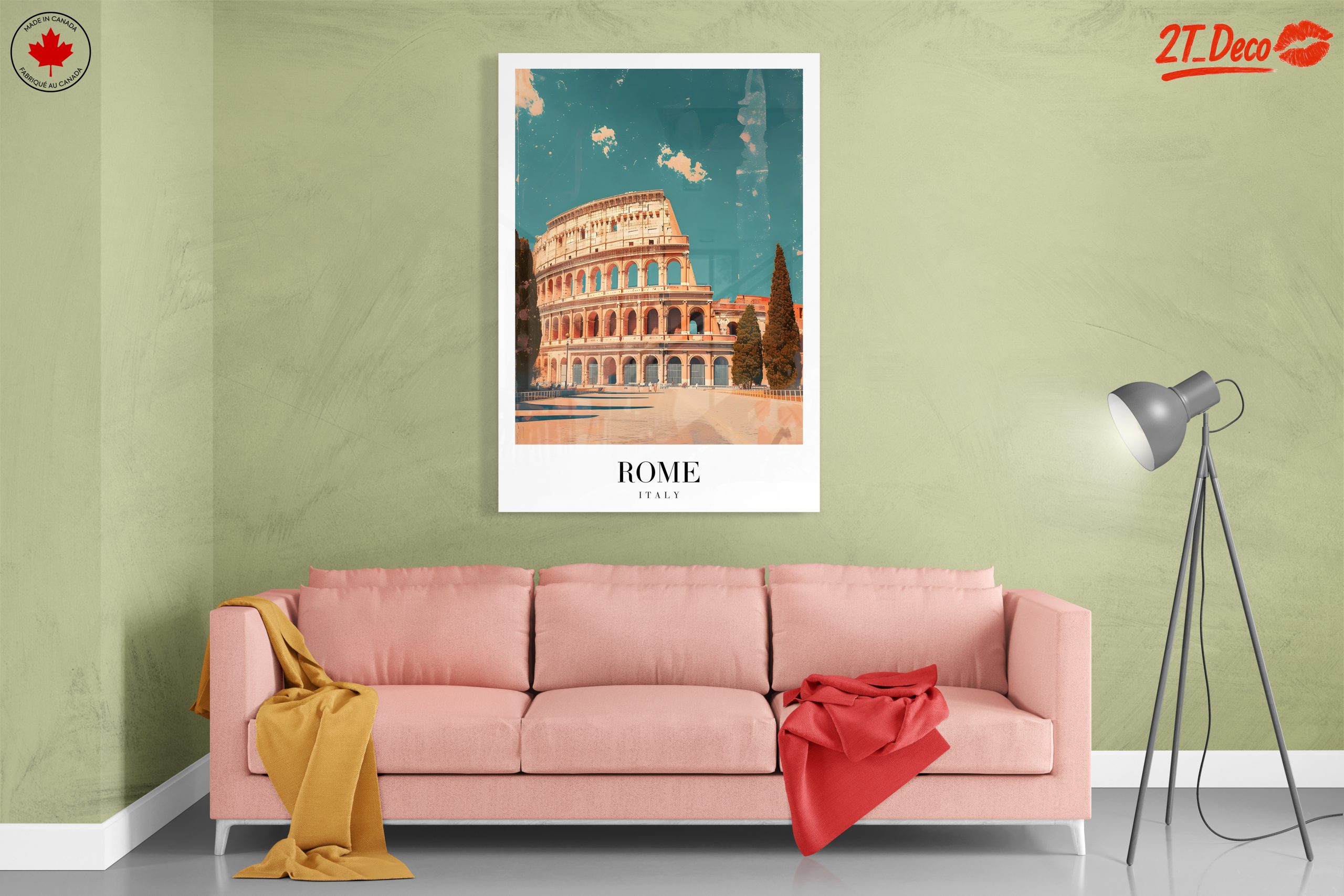 Colosseum in Rome Architectural Art - Image 7