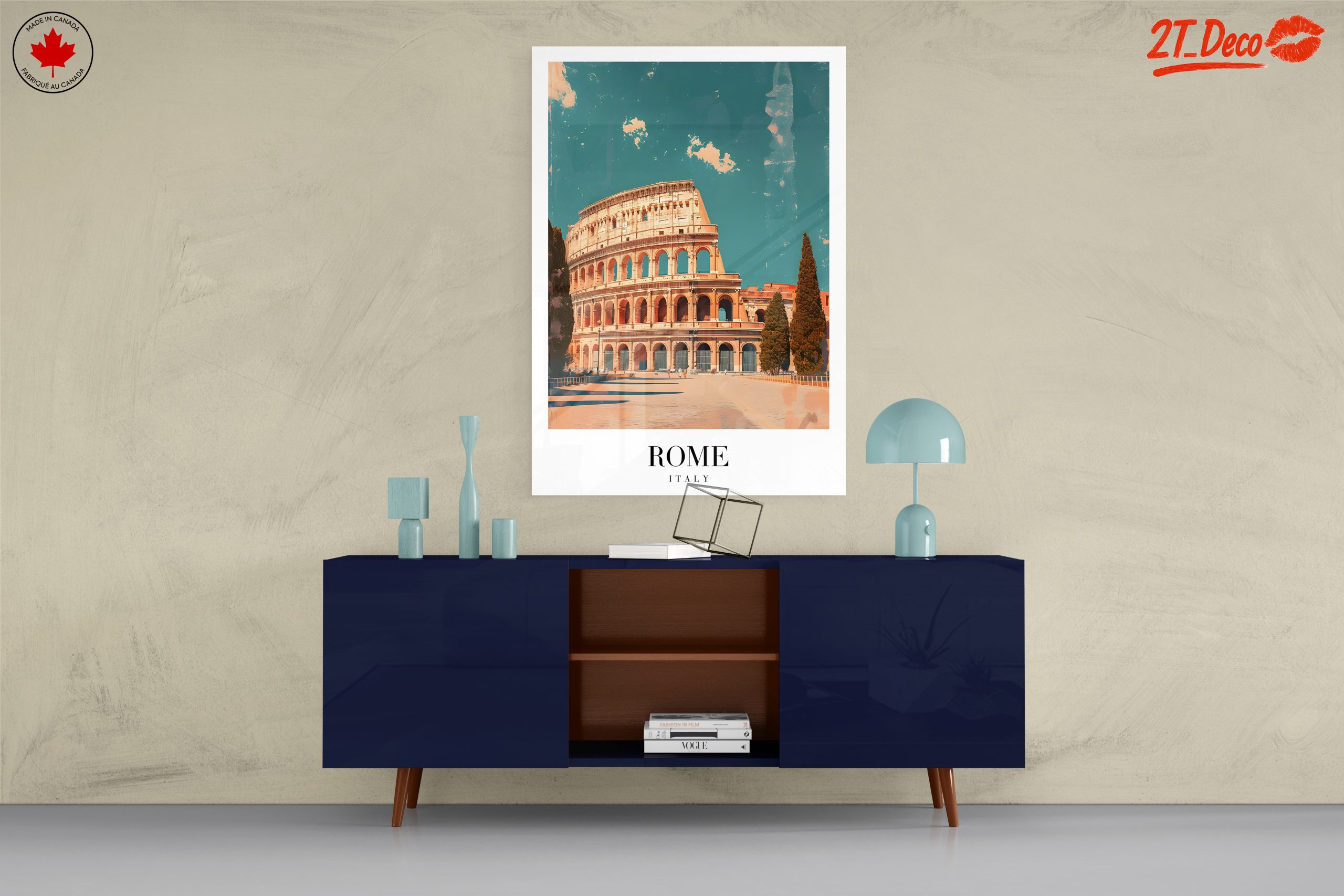 Colosseum in Rome Architectural Art - Image 8
